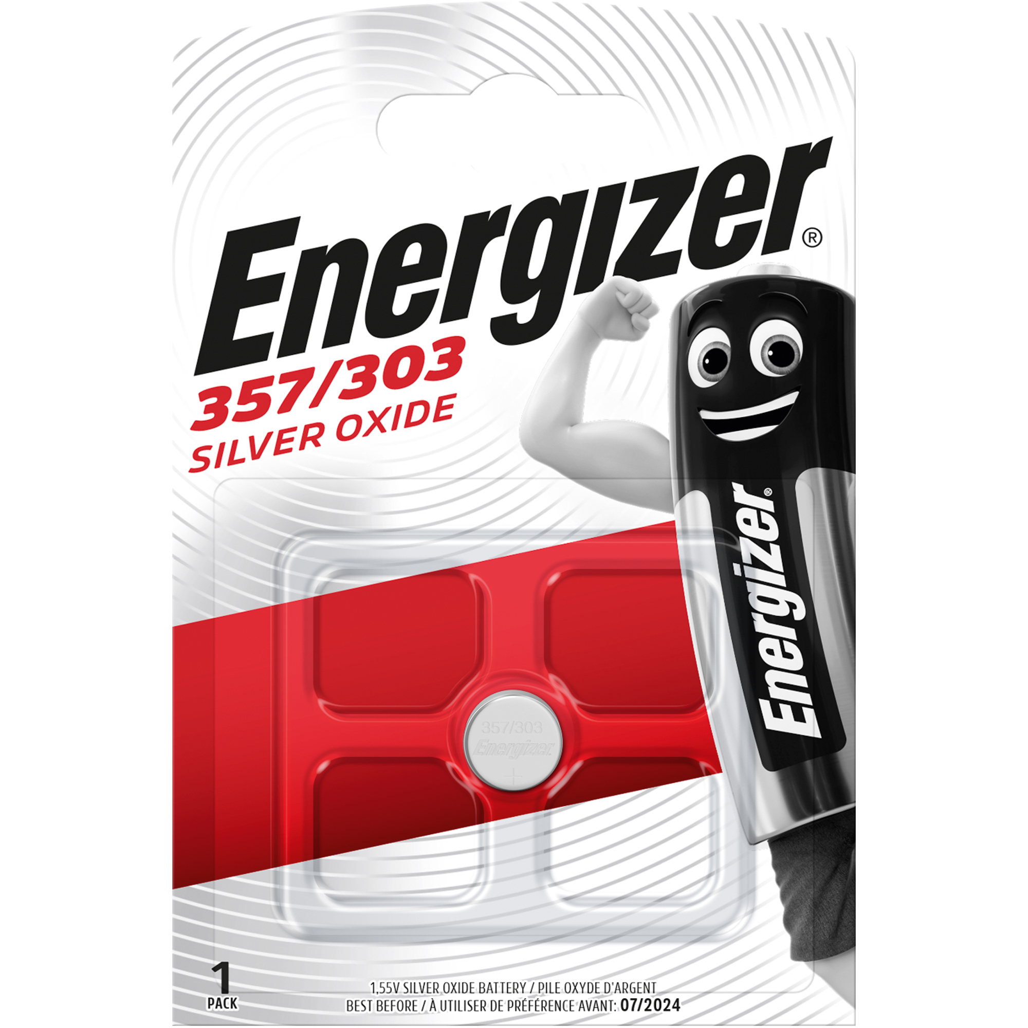 Energizer Knopfzelle 357303 E300784002 Silberoxid