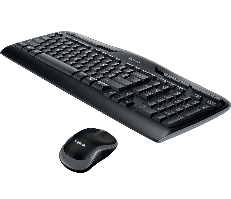 Logitech Tastatur-Maus-Set MK330 inkl. Hama Mousepad