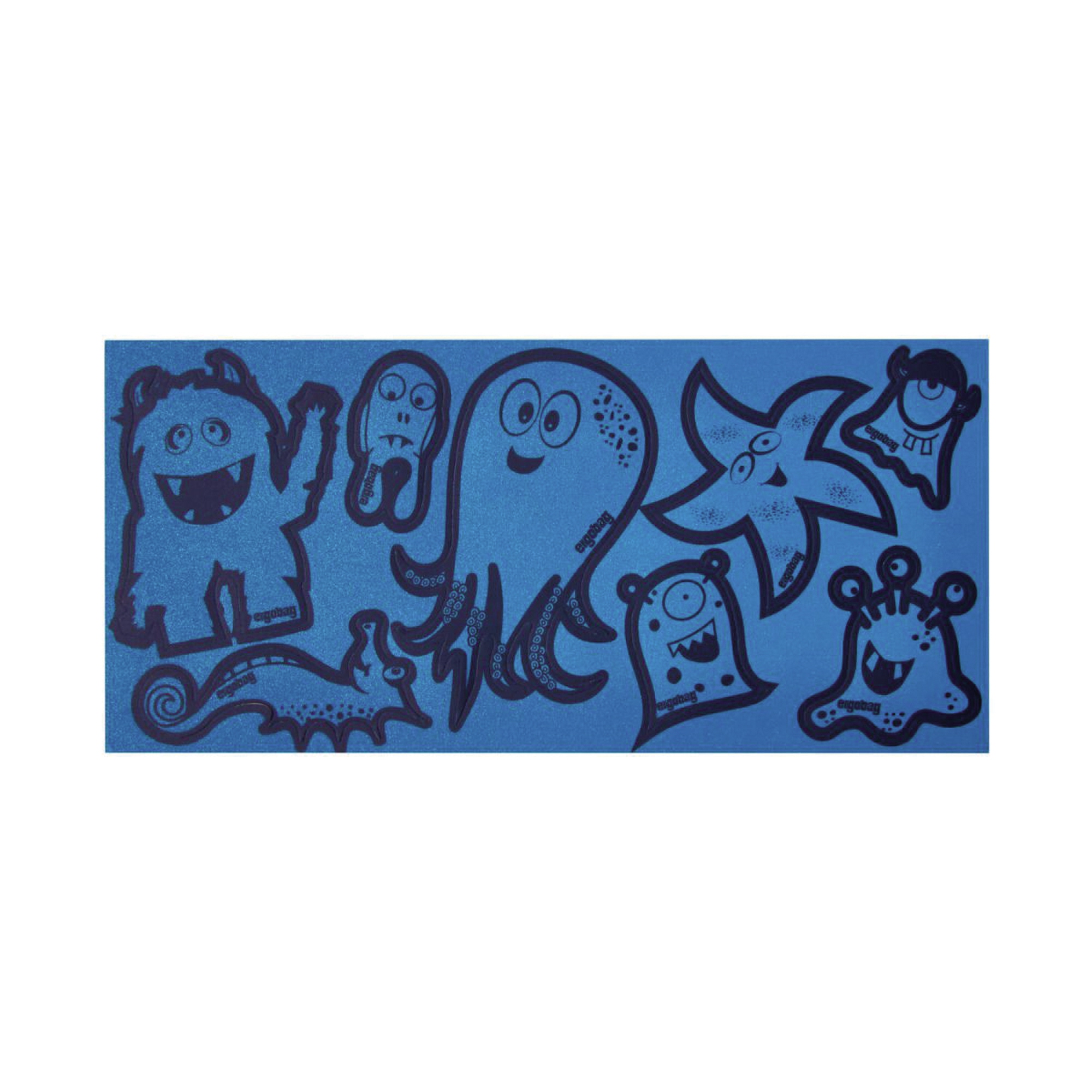ergobag Reflexie-Sticker Set blau