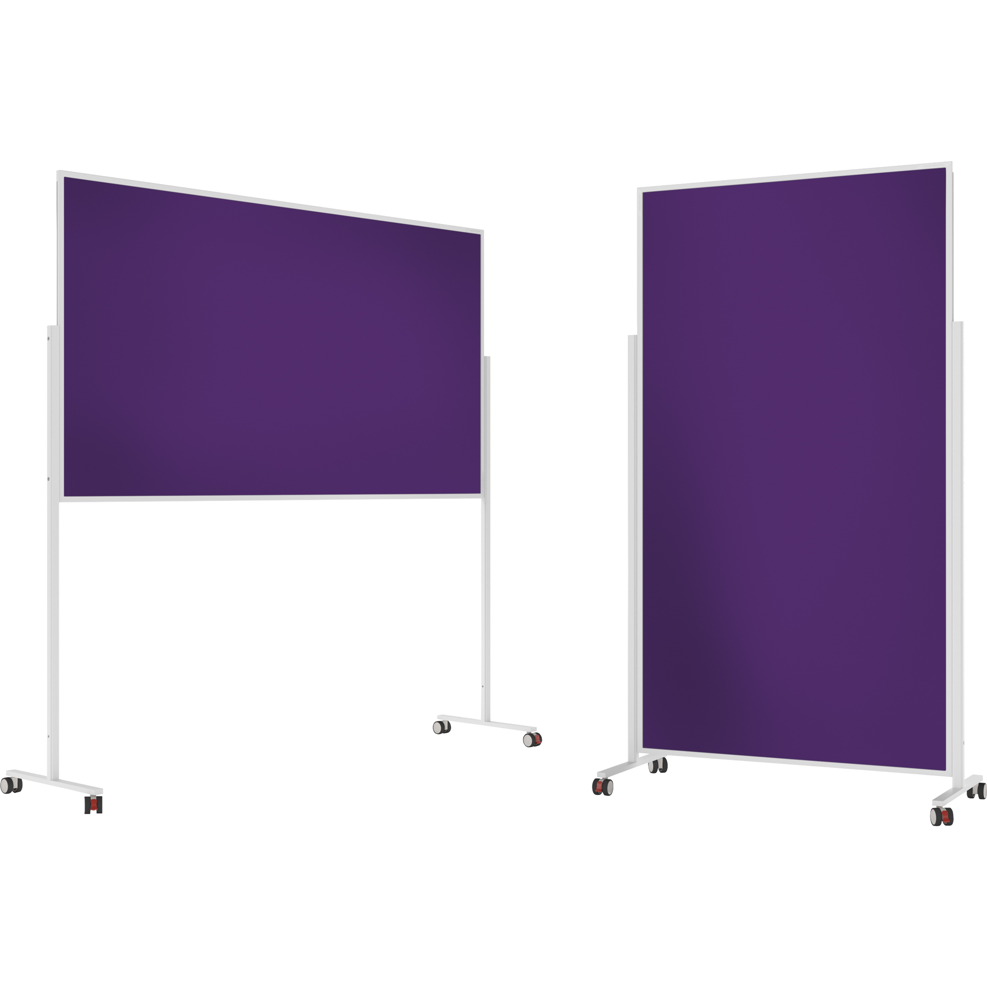 magnetoplan® Moderationstafel evolution 100x180cm plus lila