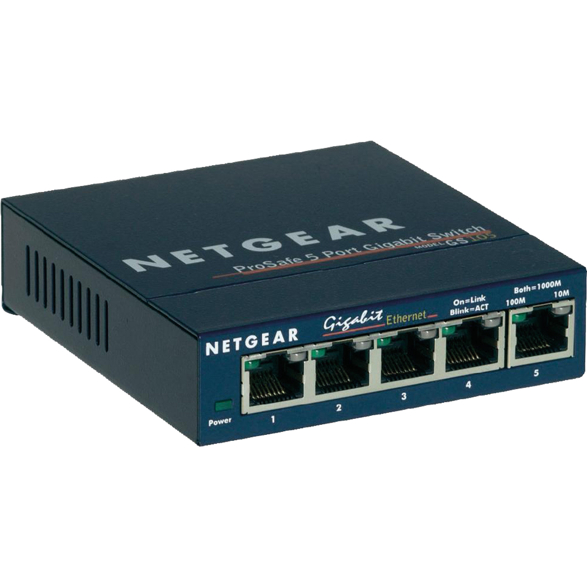 NETGEAR Netzwerk Switch RJ45 GS105GE 5Port 1Gbits