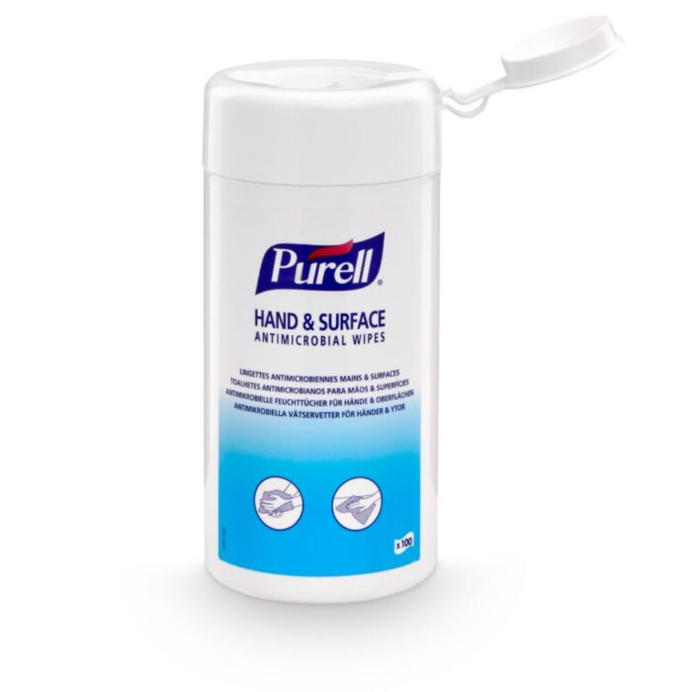 PURELL® Antibakterielle Desinfektionstücher 100 St./Ds.