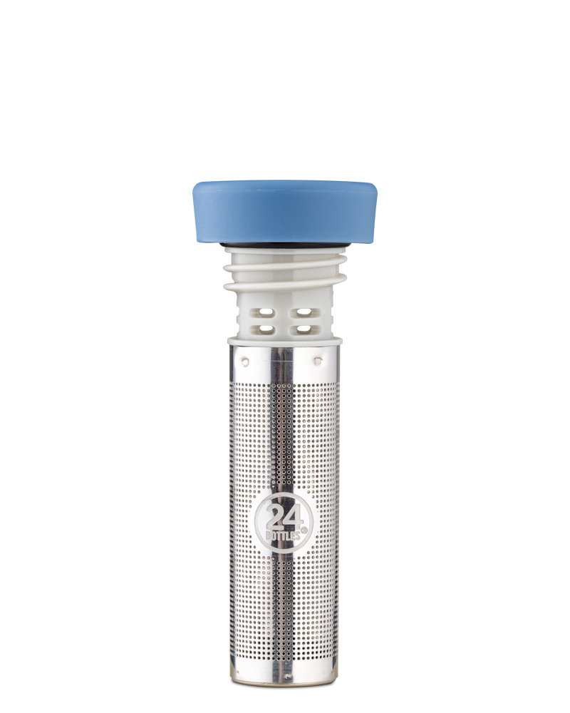 24BOTTLES® Flascheninfuser LID für Tee hellblau