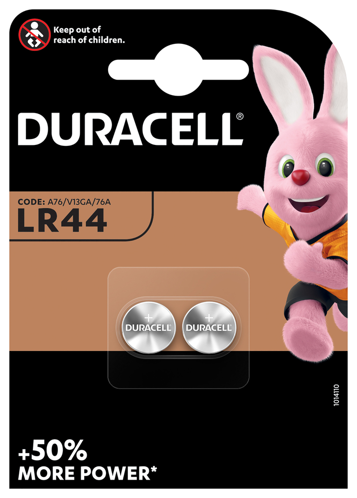 DURACELL Knopfzelle Alkaline LR44