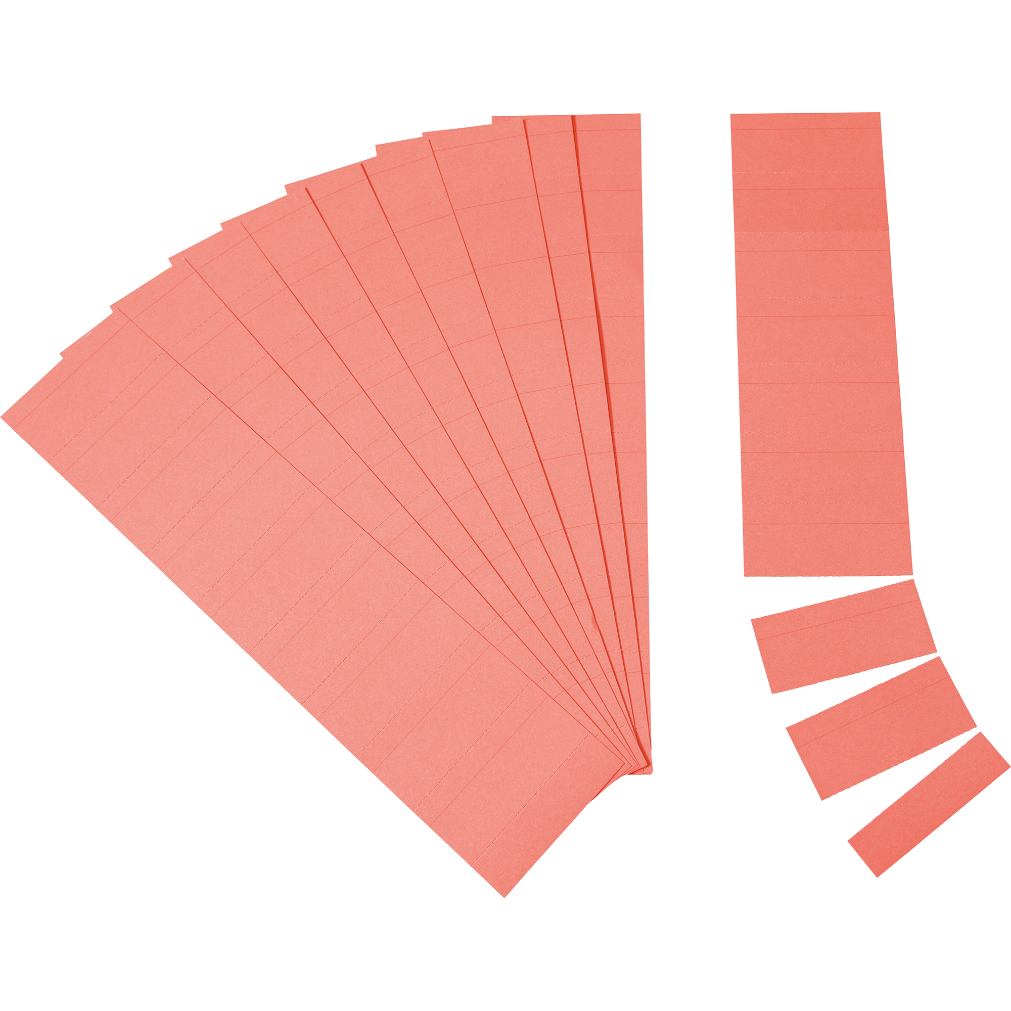 Ultradex Einsteckkarte Planrecord 7 x 3,2 cm rot