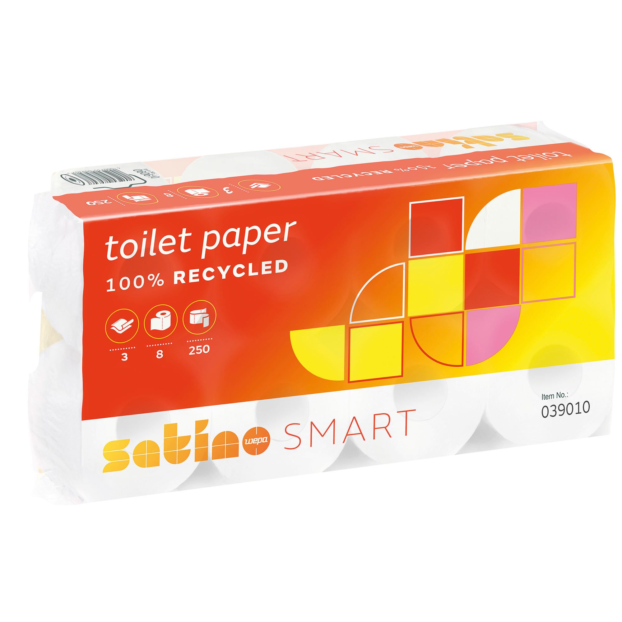 Satino Toilettenpapier smart 3-lagig 64er Pack