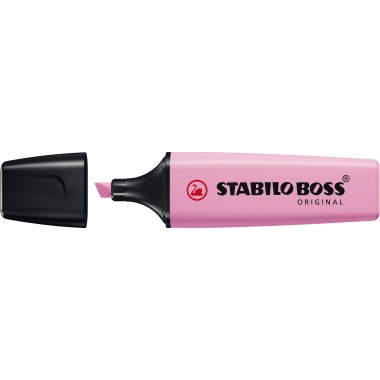STABILO® Textmarker BOSS® ORIGINAL Pastellfarben rosa, lila