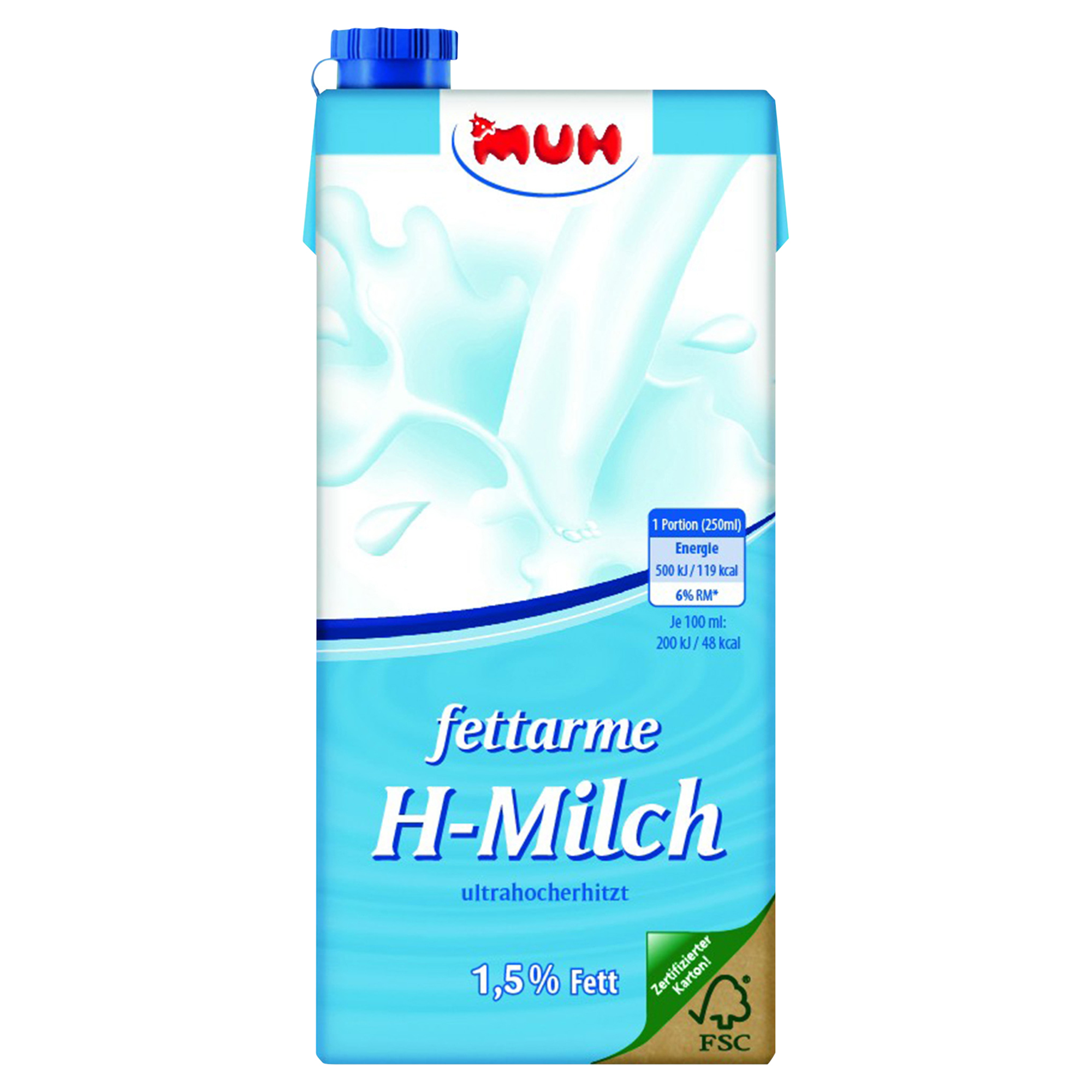 MUH® H-Milch 1,5% 12-er Karton