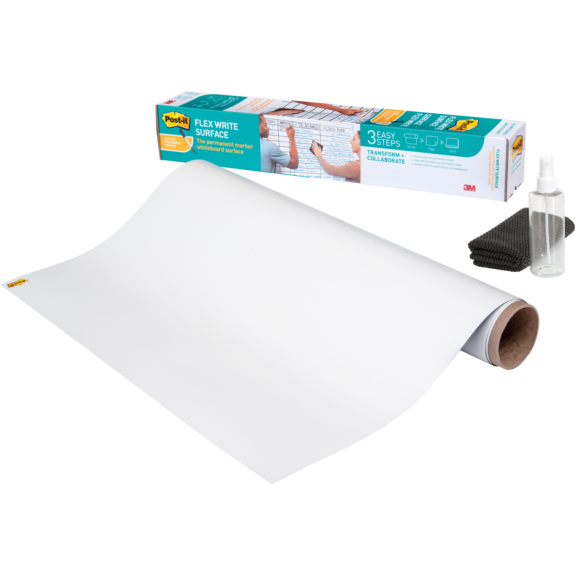 Post-it® Whiteboardfolie Flex Write Surface 121,9 x 243,8 cm (B x H)