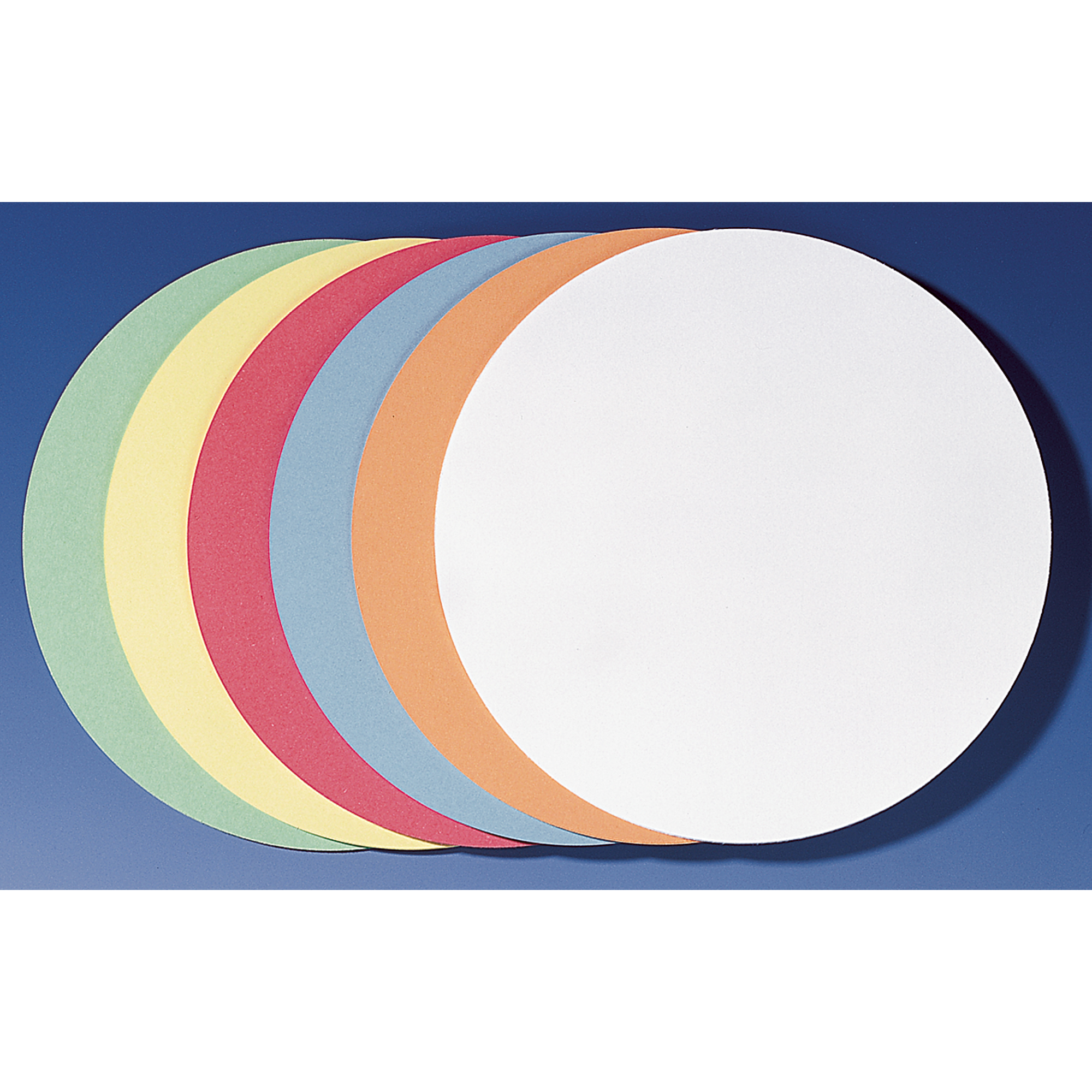 Franken Moderationskarte Kreis 19,5 cm verschiedene Farben, sortiert