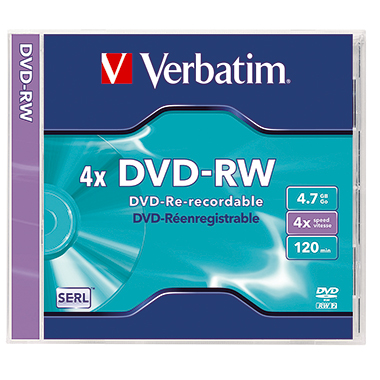 Verbatim DVD-RW 4x Jewelcase
