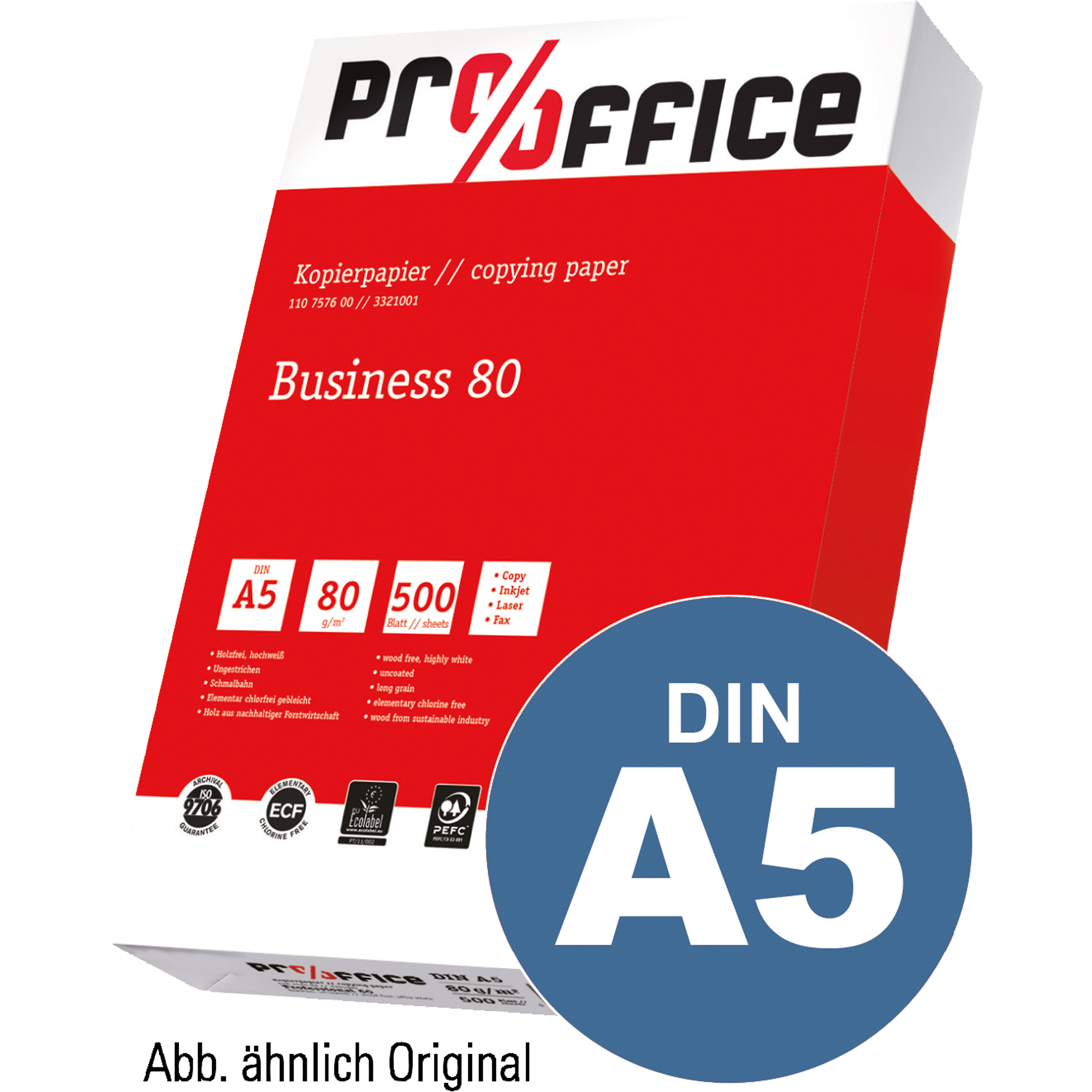 Pro/Office Kopierpapier Business DIN A5 80 g/m²