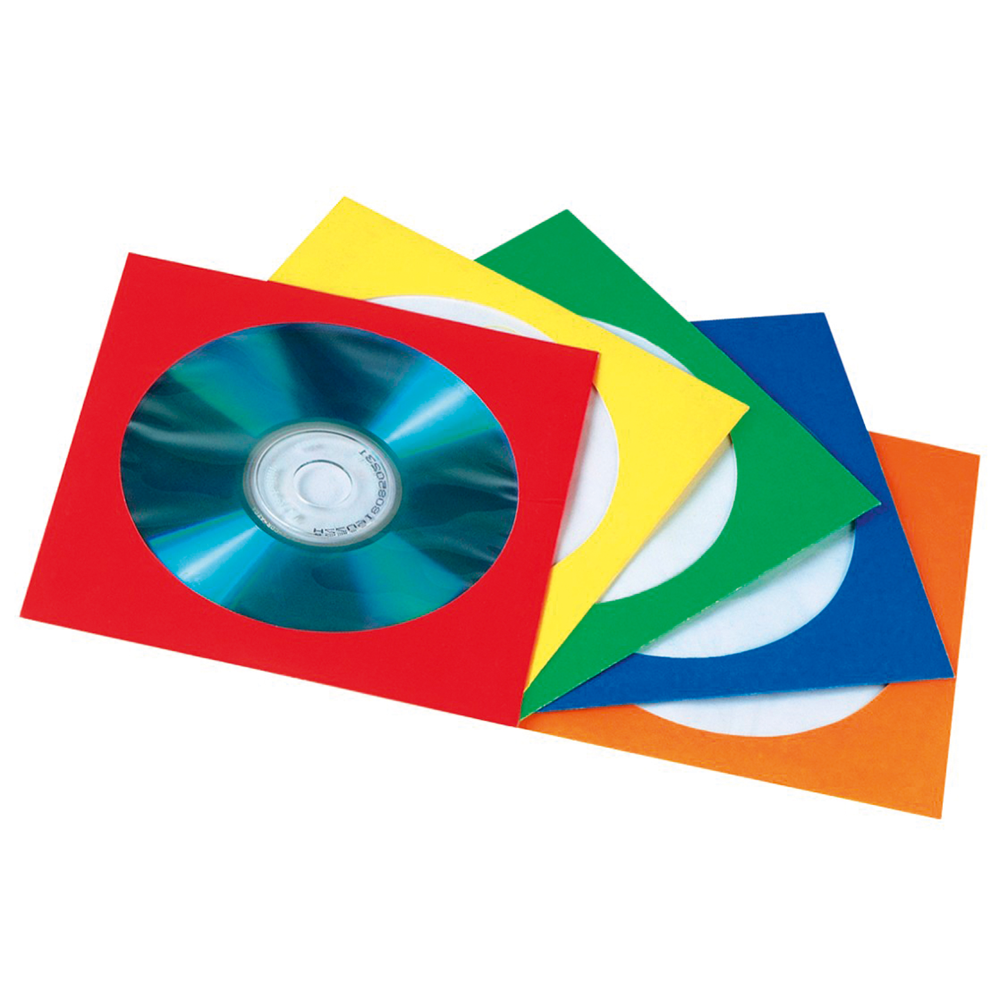 Hama CD/DVD Hülle farbig sortiert 100 St.