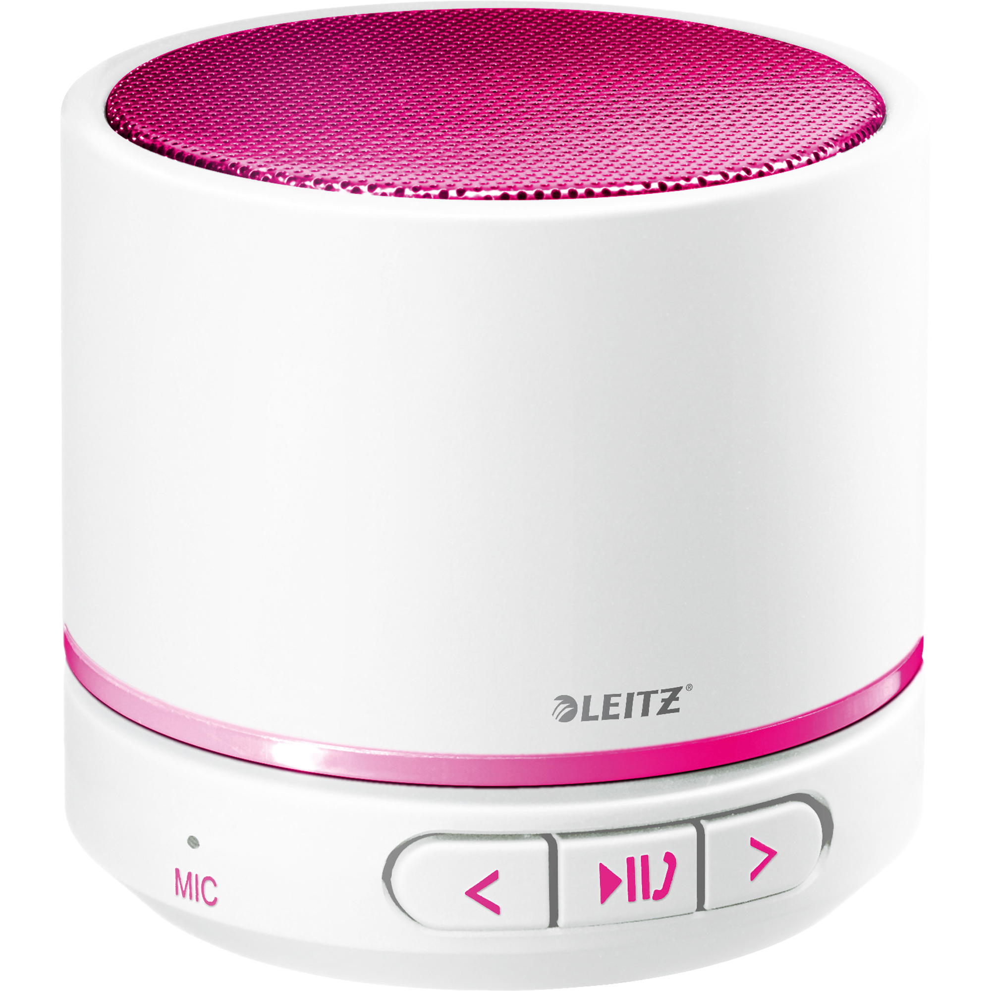 Leitz Lautsprecher WOW pink metallic, weiß