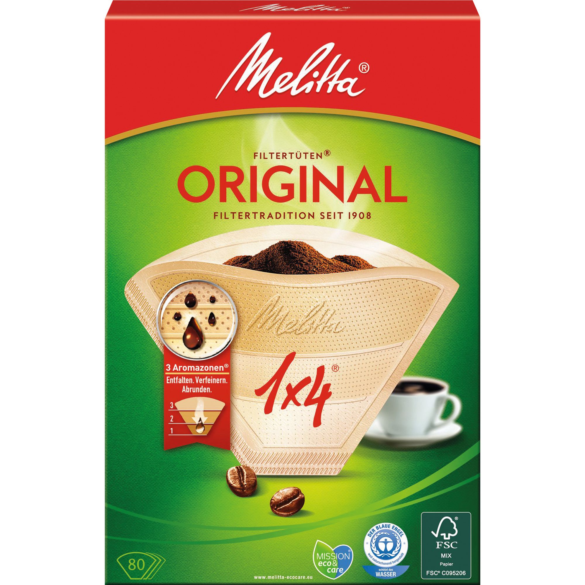 Melitta® Kaffeefilter Original 1x4