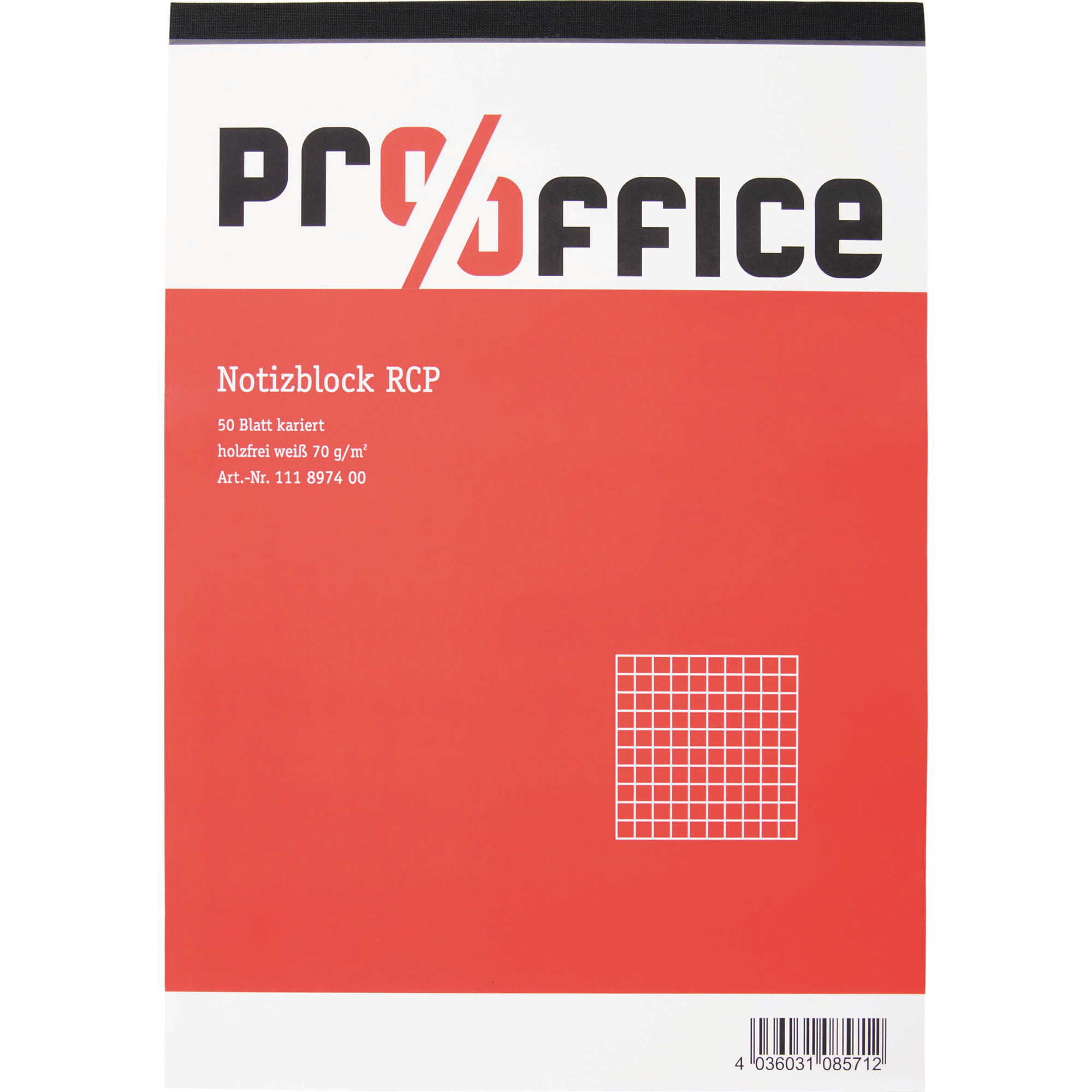Pro/Office Notizblock Recycling DIN A4