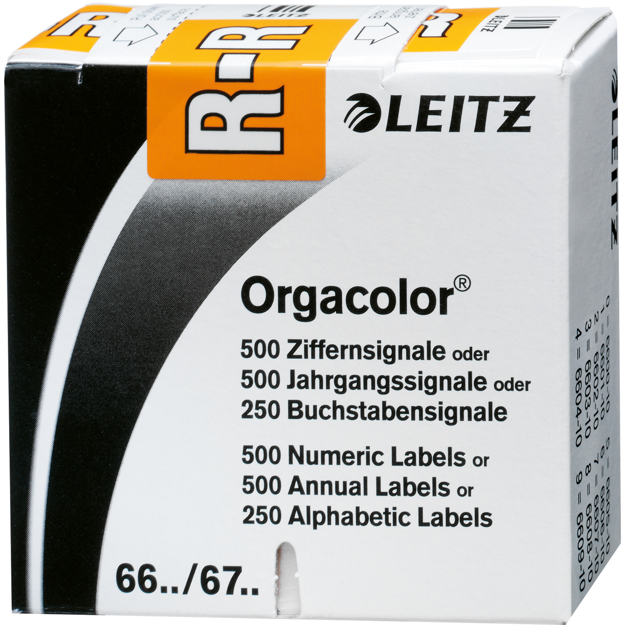 Leitz Buchstabensignal Orgacolor® orange R