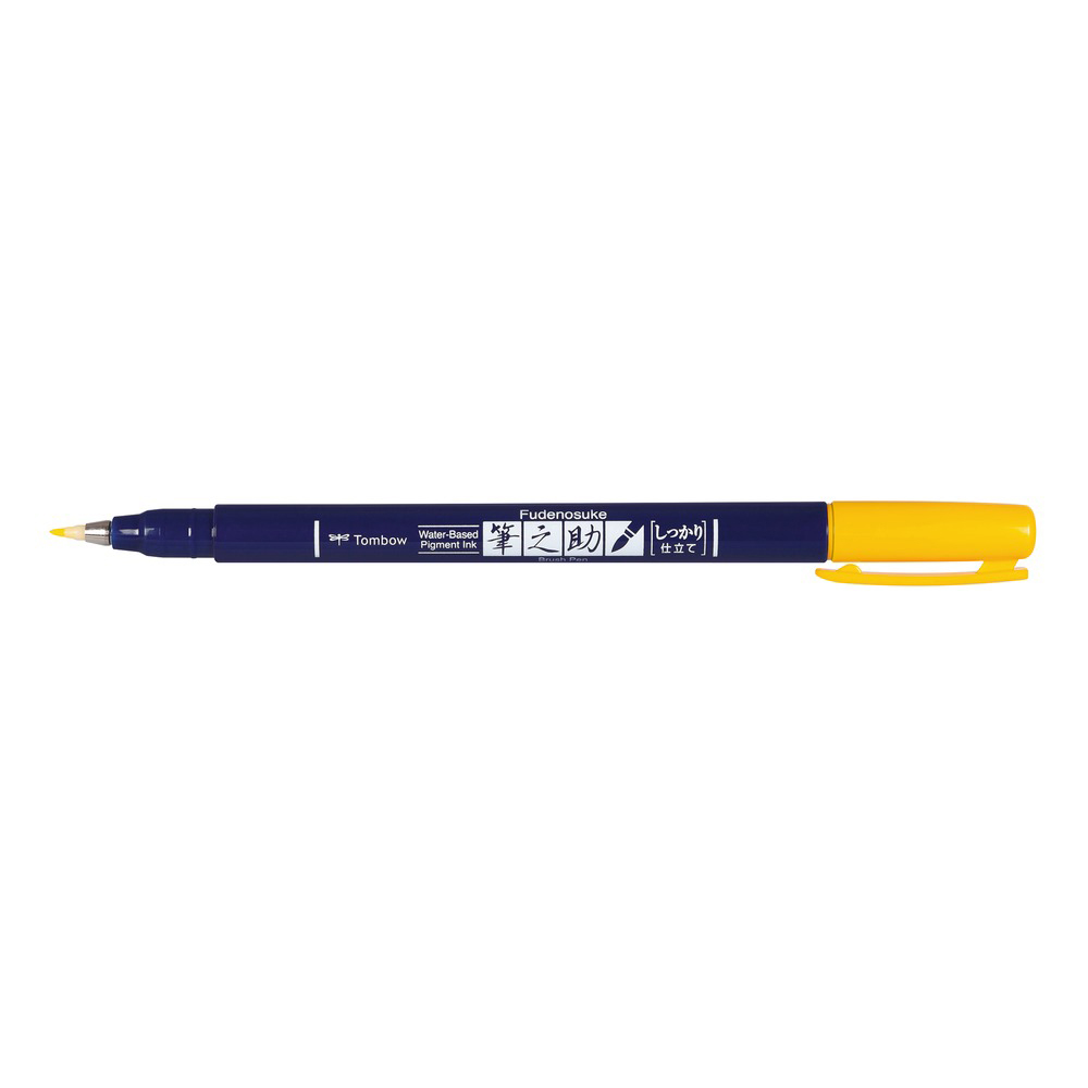 Tombow Brush Pen Fudenosuke gelb