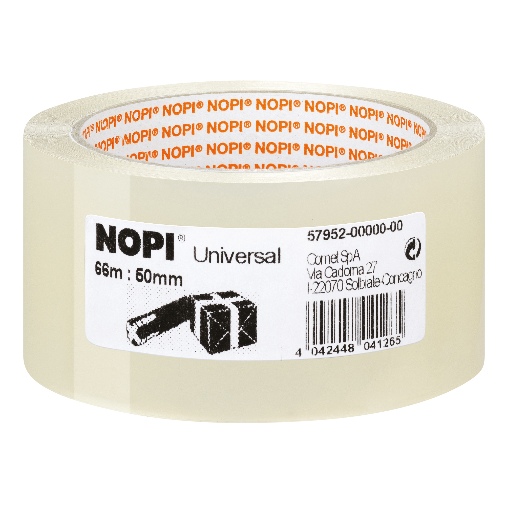 NOPI® Packband Universal 50 mm x 66 m transparent
