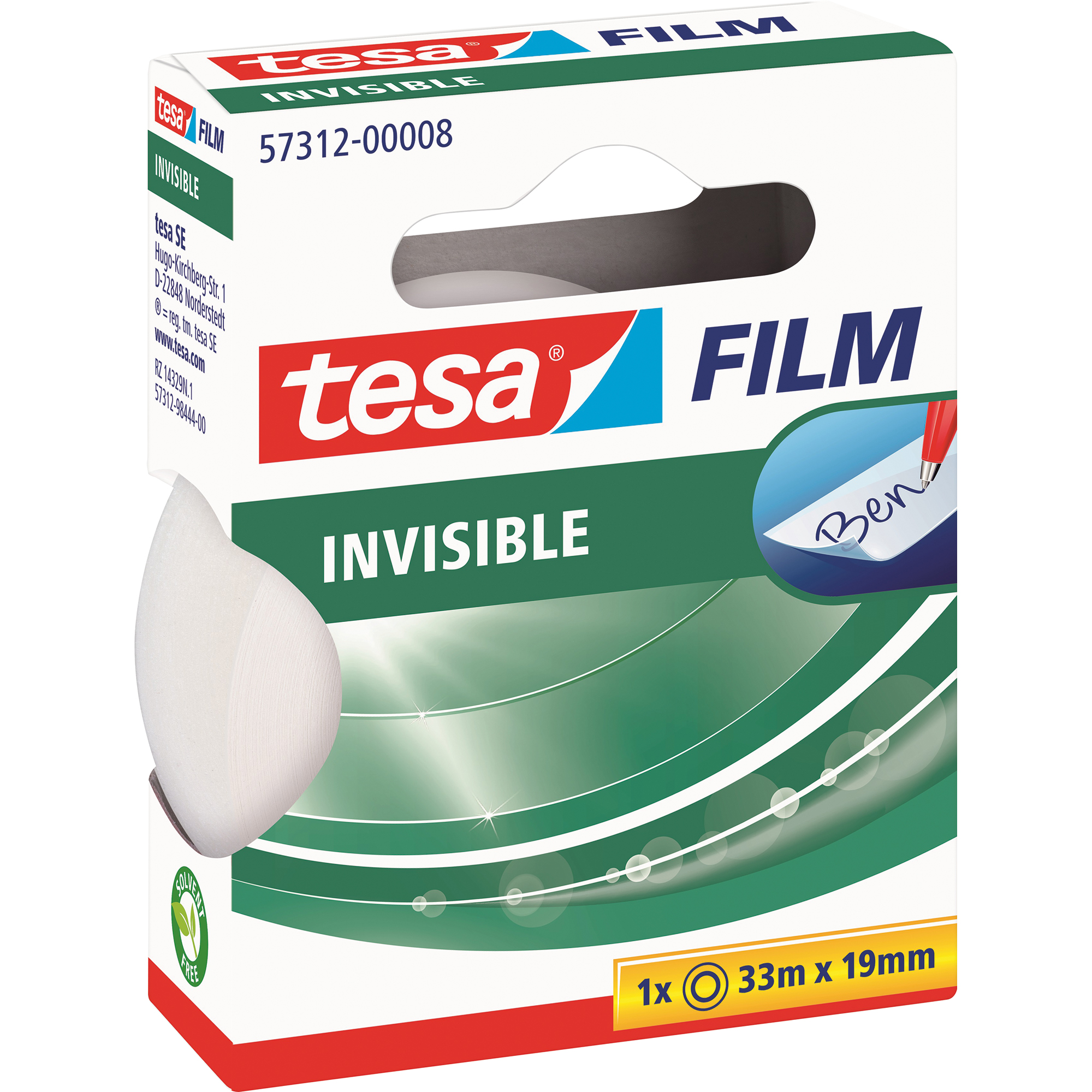 tesa® Klebefilm tesafilm® matt-unsichtbar 19 mm x 33 m (B x L)