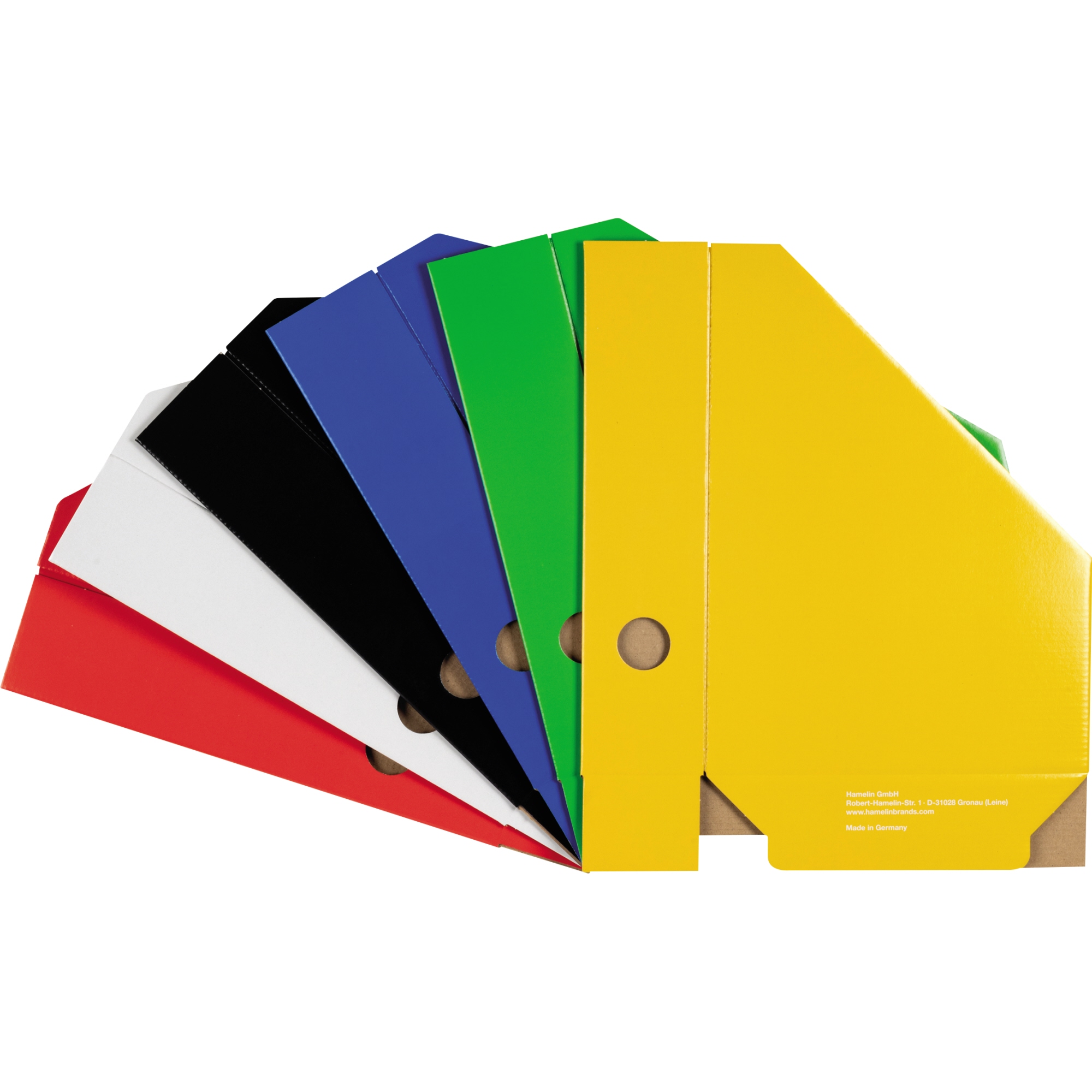 Landré Stehsammler Color für DIN A4, Karton weiß