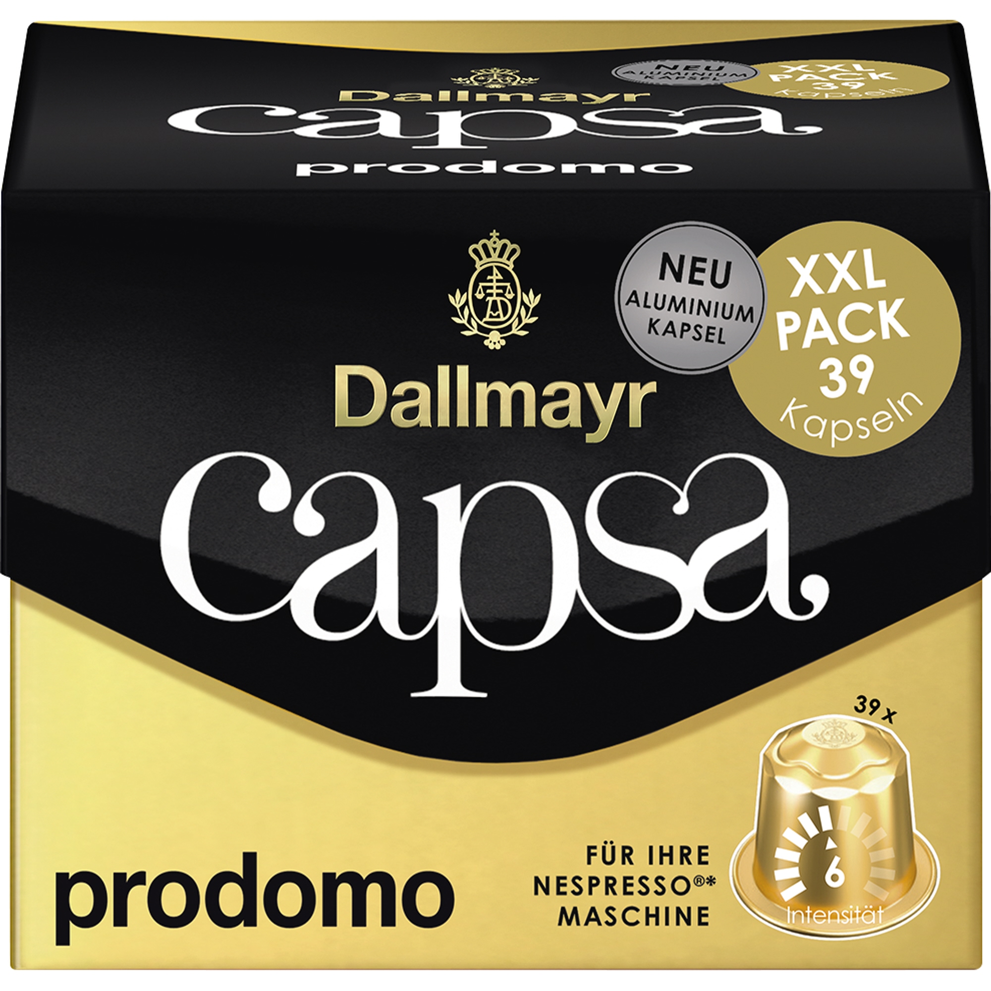 Dallmayr Kaffeekapsel capsa Prodomo XXL