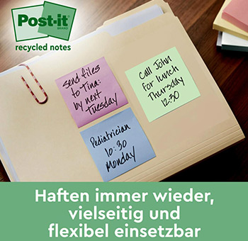 Post-it Super Sticky Recycling Notes