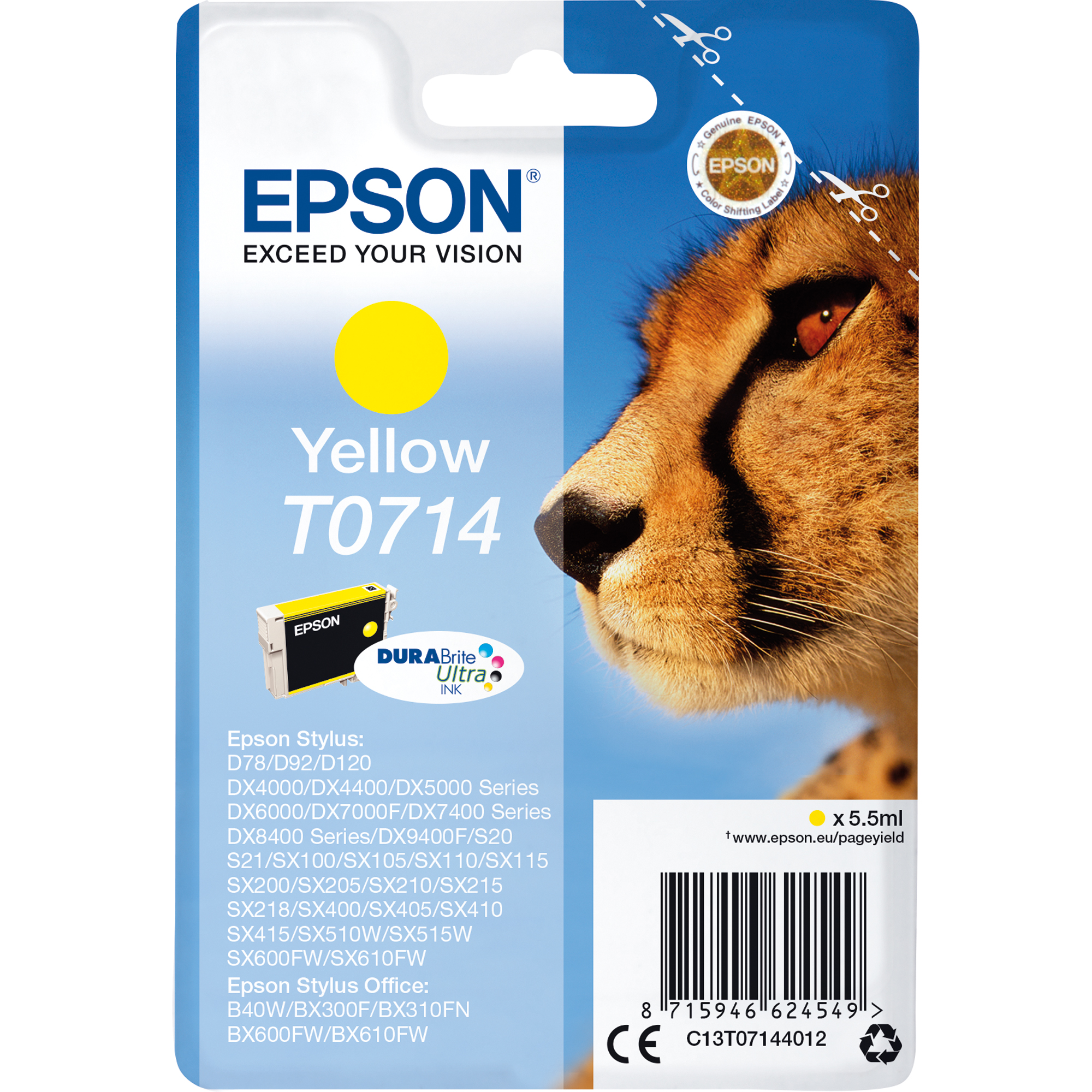 Epson Tintenpatrone T0714