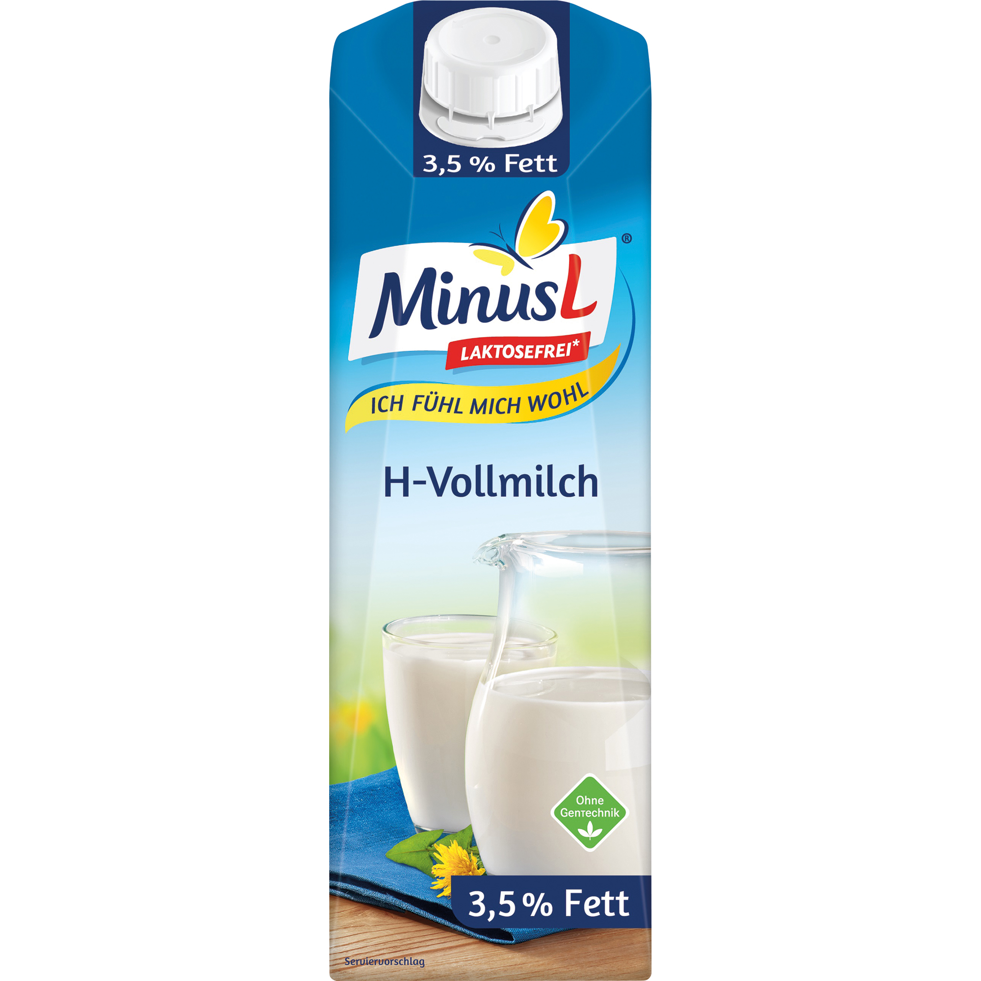 MinusL H-Milch laktosefrei 10er Karton