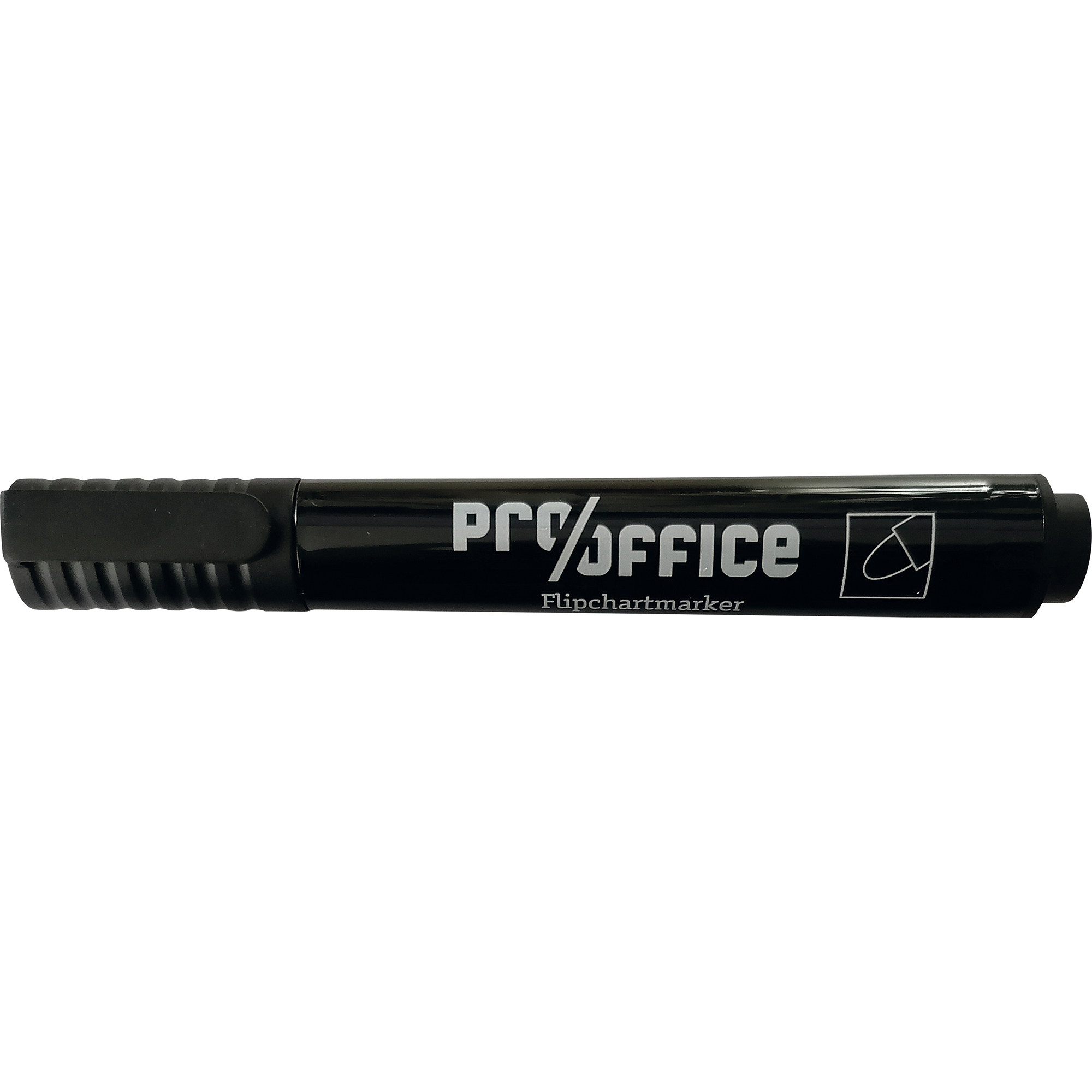 Pro/office Flipchartmarker 1-3mm mit Rundspitze schwarz