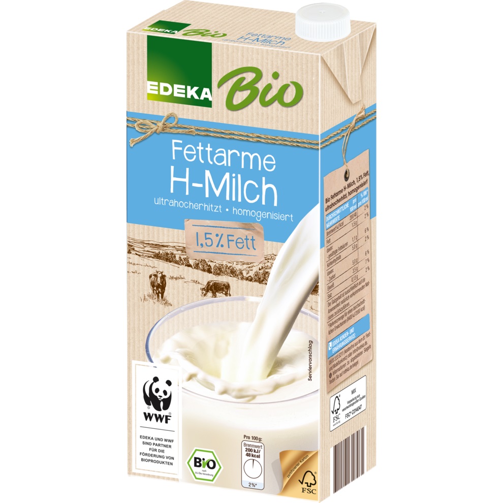 H-Milch Bio 12er Karton 1,5 %