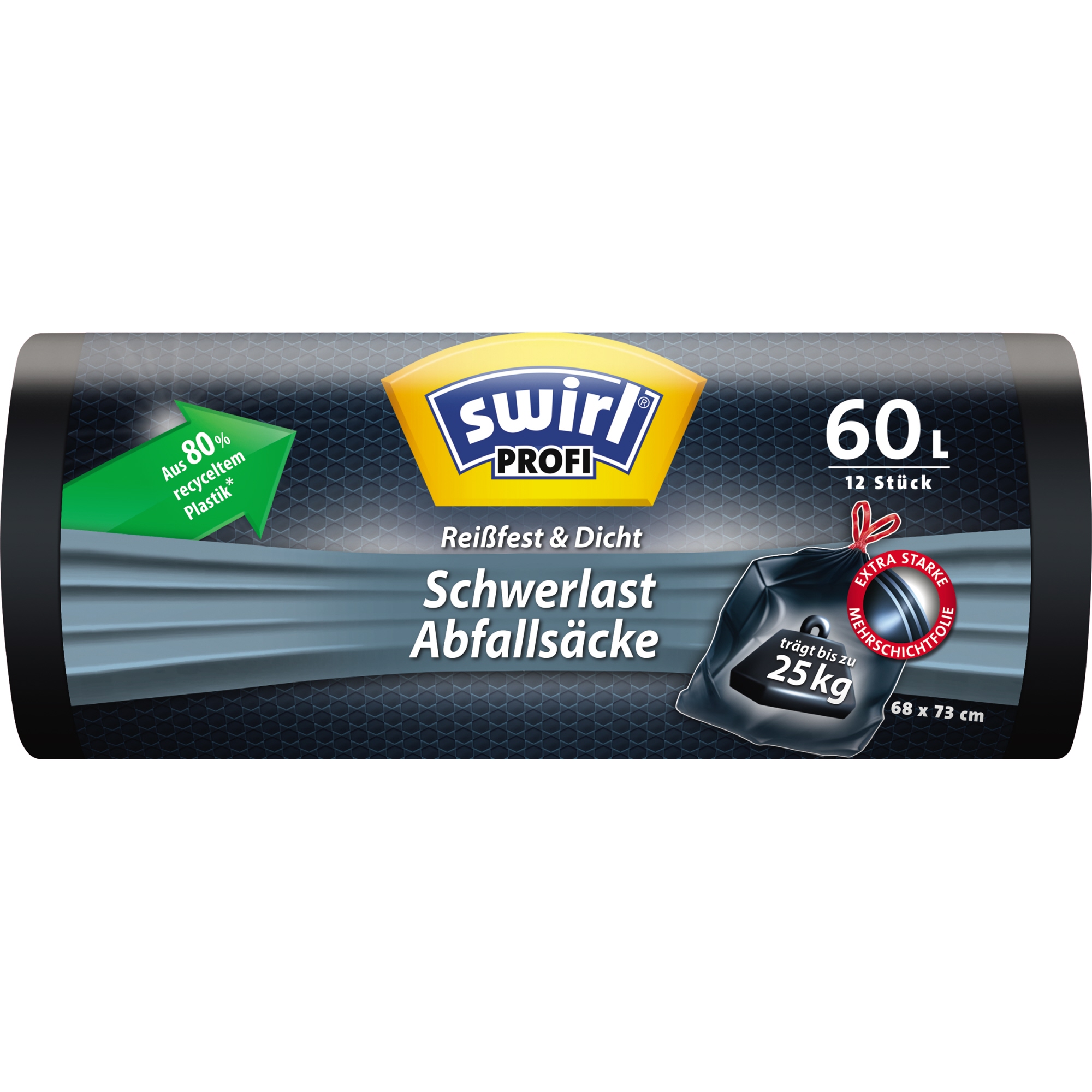Swirl® Schwerlast-Abfallsack PROFI 60 Liter