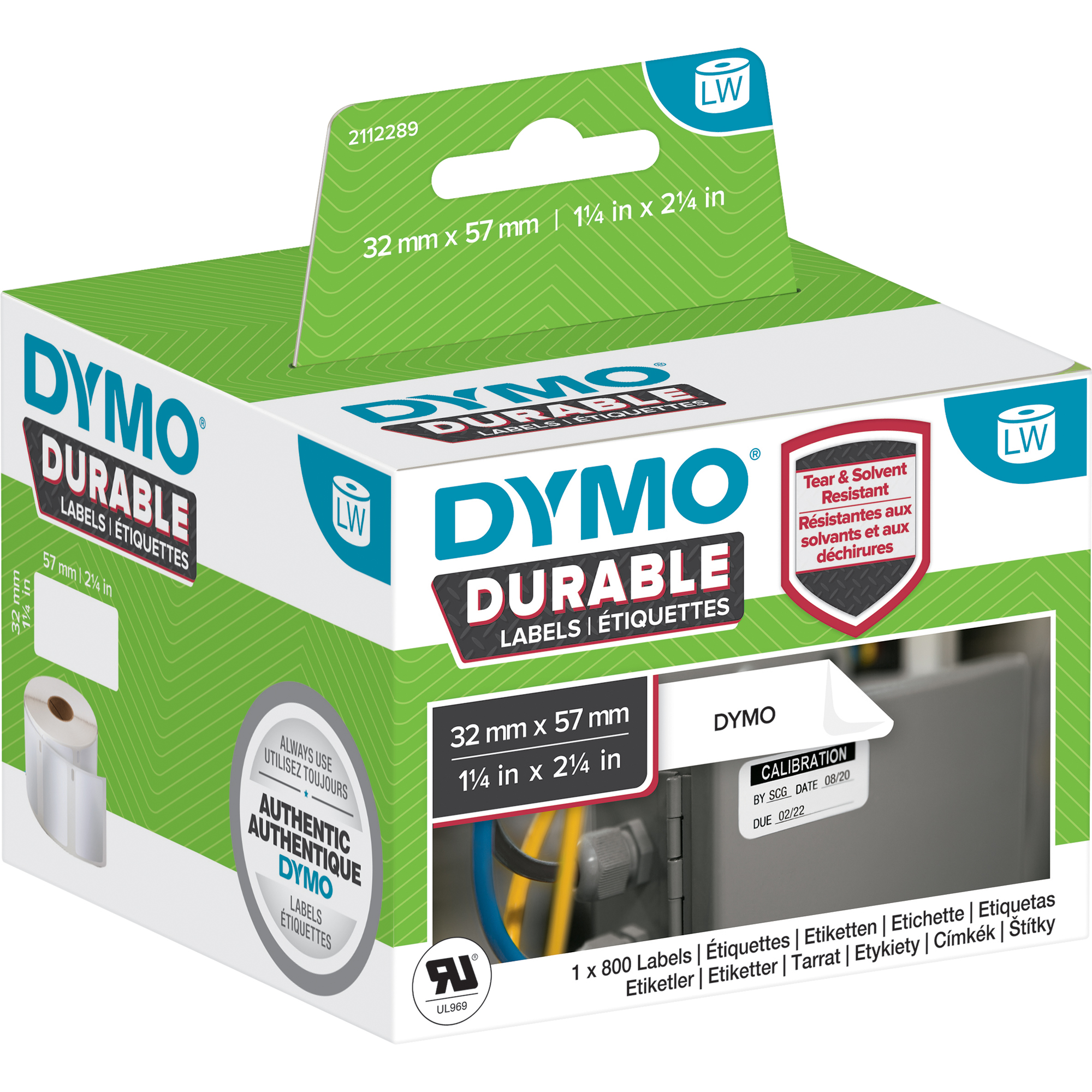 DYMO® Hochleistungsetikett 57 x 32 mm