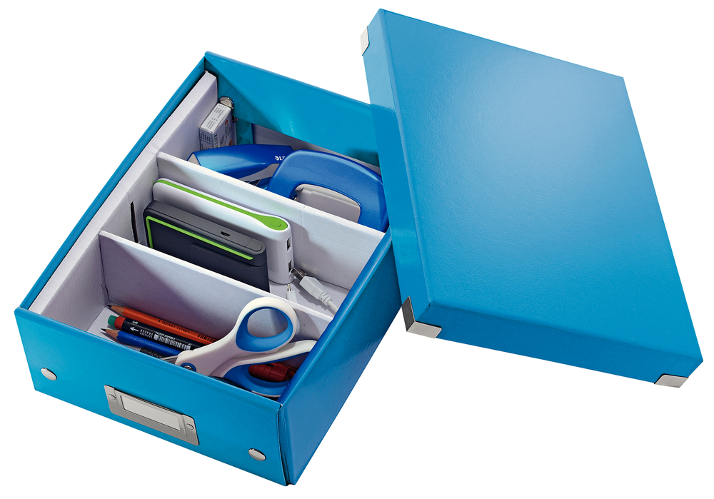 Leitz Archivbox Click & Store WOW 22 x 10 x 28,5 cm blau