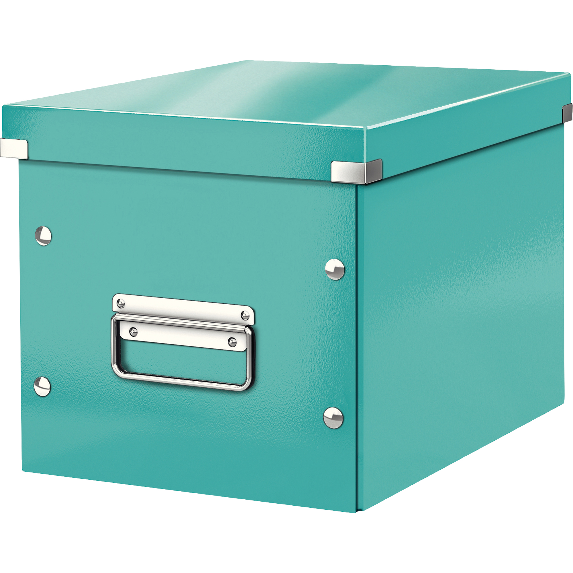 Leitz Archivbox Click & Store Cube 26 x 24 x 26 cm ohne Archivdruck eisblau