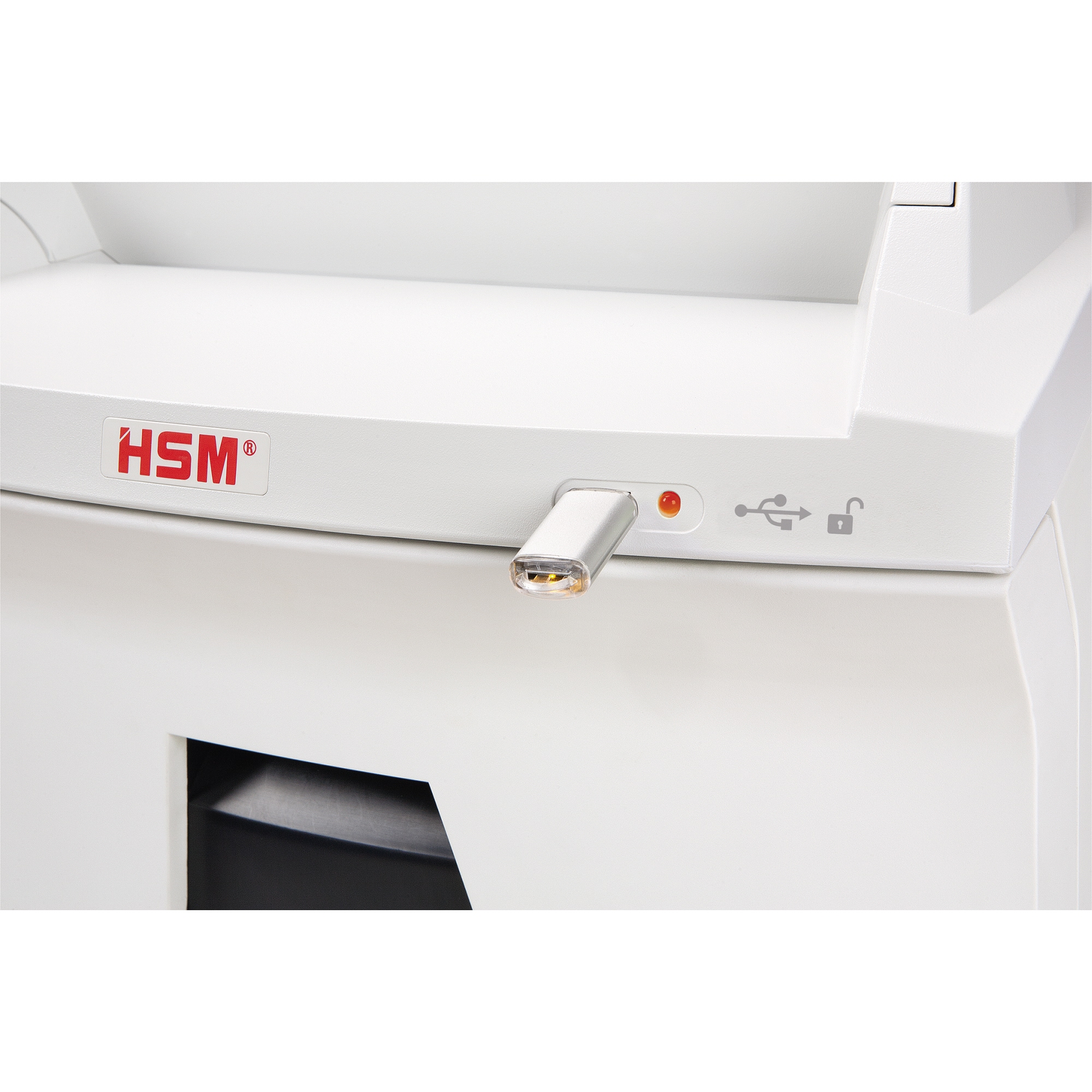 HSM® Aktenvernichter Autofeed AF350 CC 1,9x15mm weiß