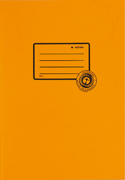 HERMA Heftumschlag aus Papier A5 orange