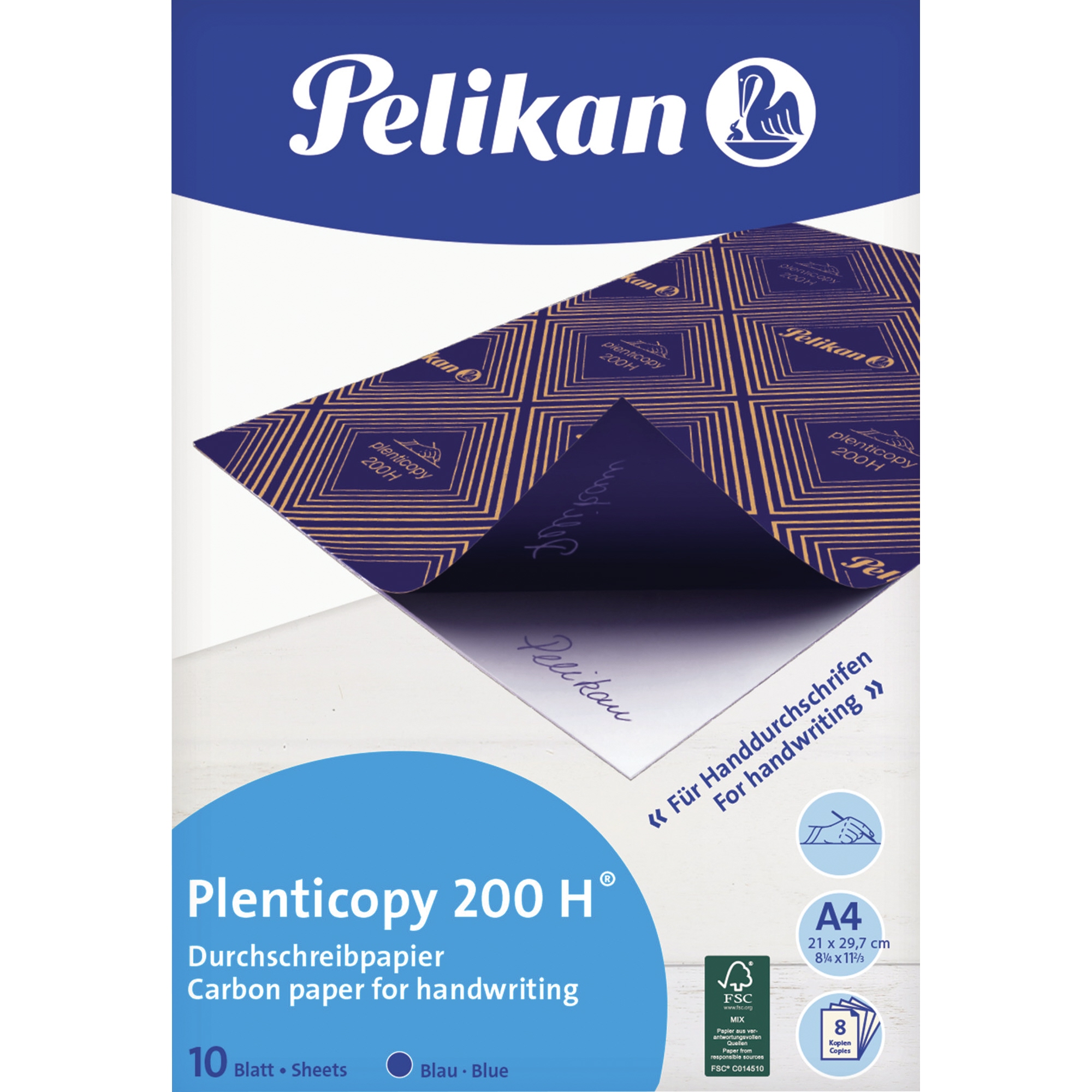 Pelikan Handdurchschreibepapier plenticopy 200 H 10 Blt.
