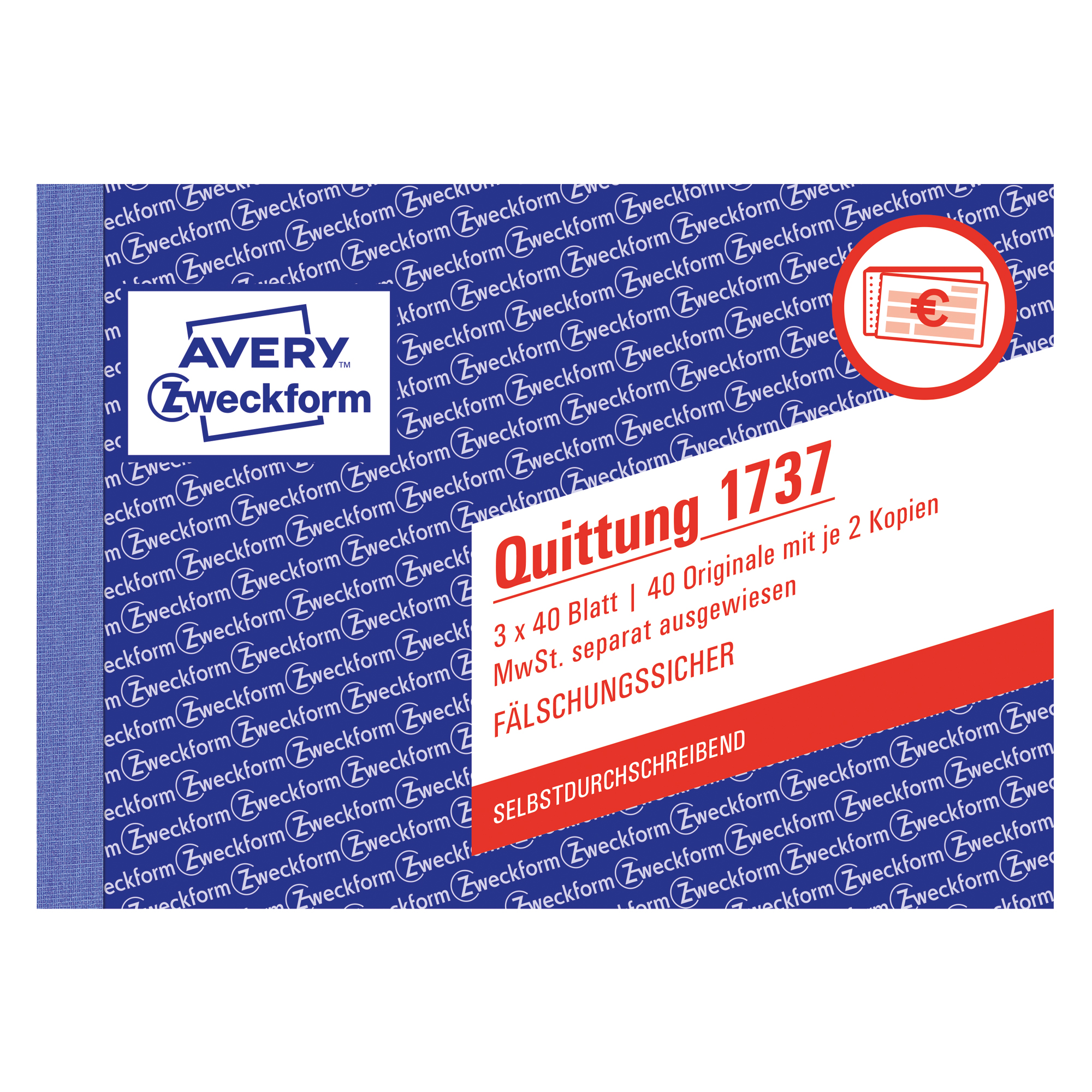Avery Zweckform Quittung 1737