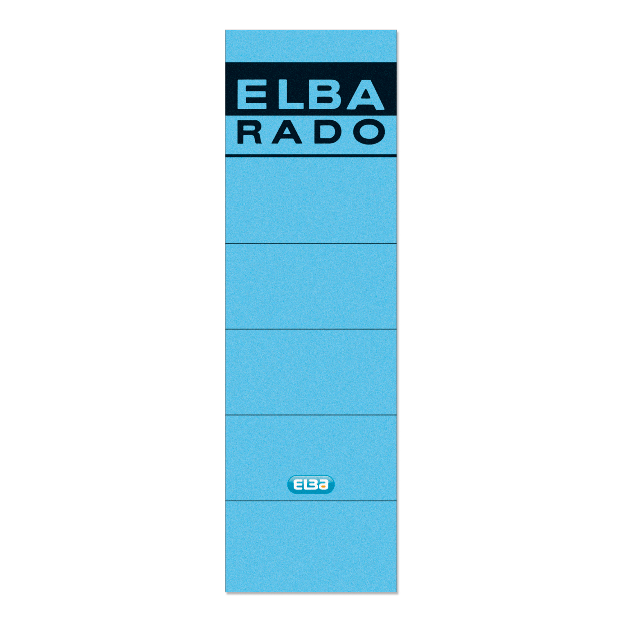 ELBA Ordnerrückenetikett breit/kurz schwarz blau