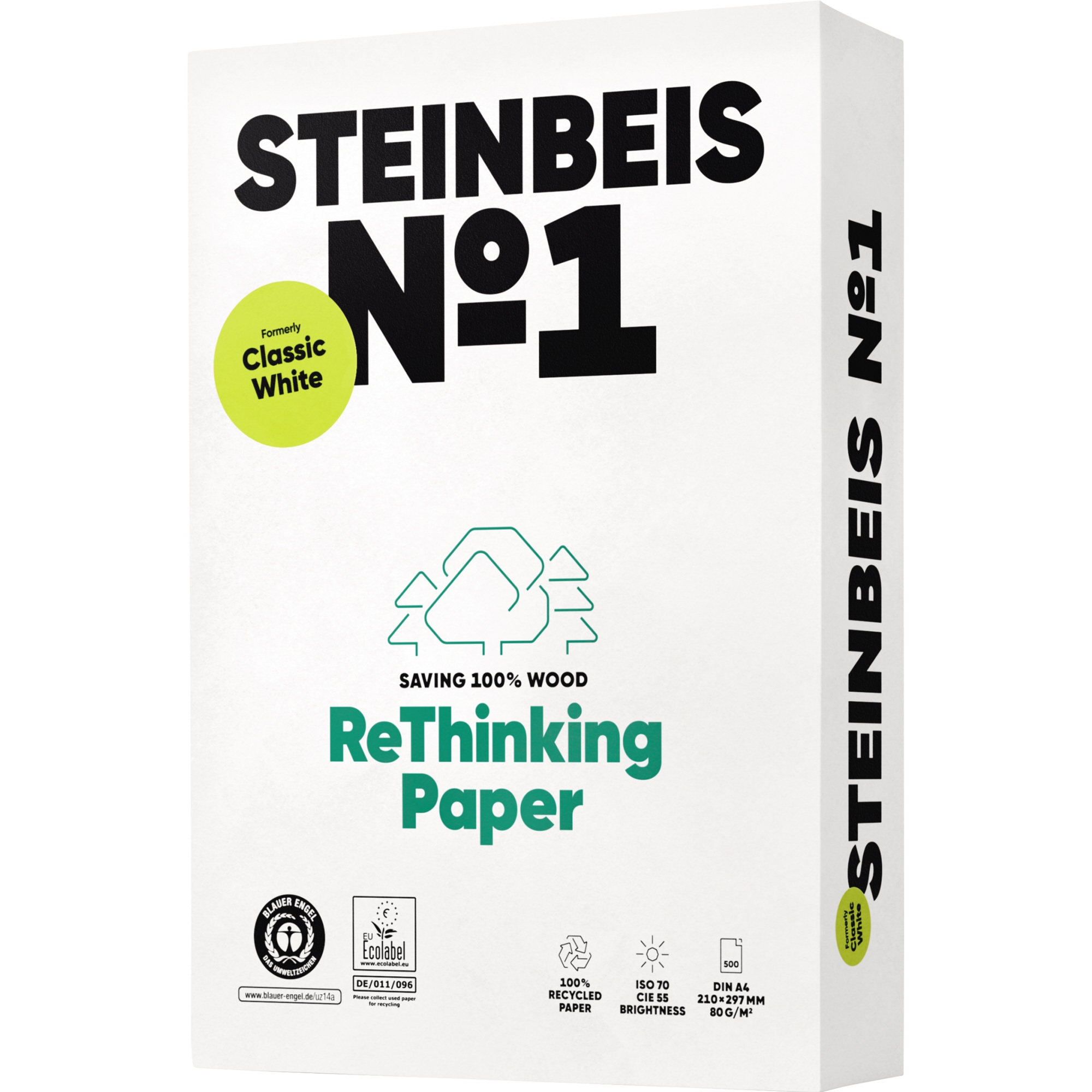 Steinbeis Kopierpapier Classic White No. 1 recycelt