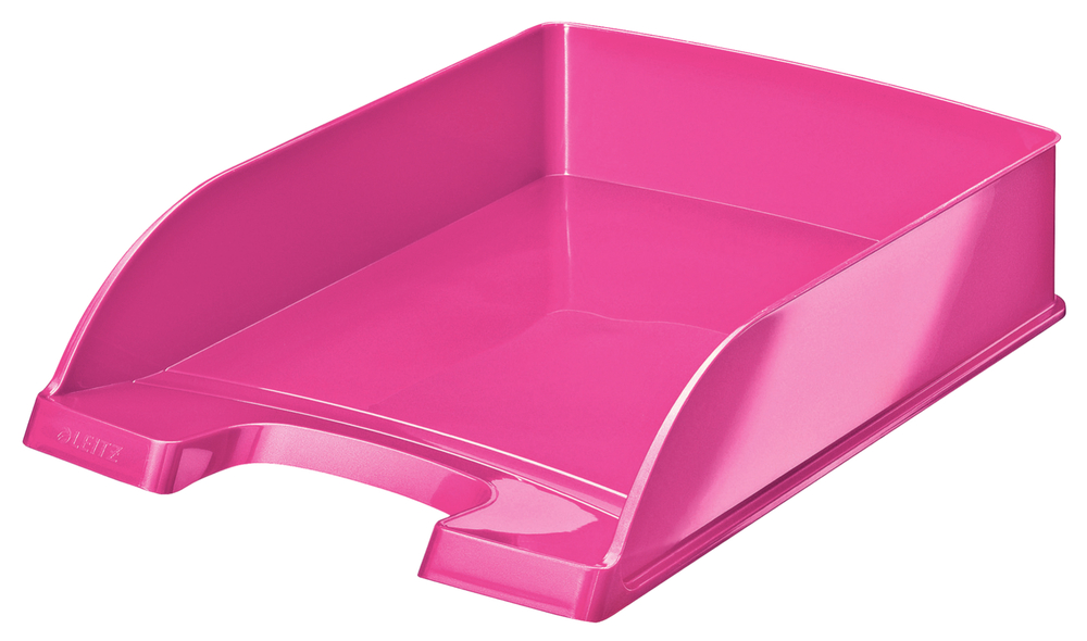 Leitz Briefablage WOW einfarbig pink metallic
