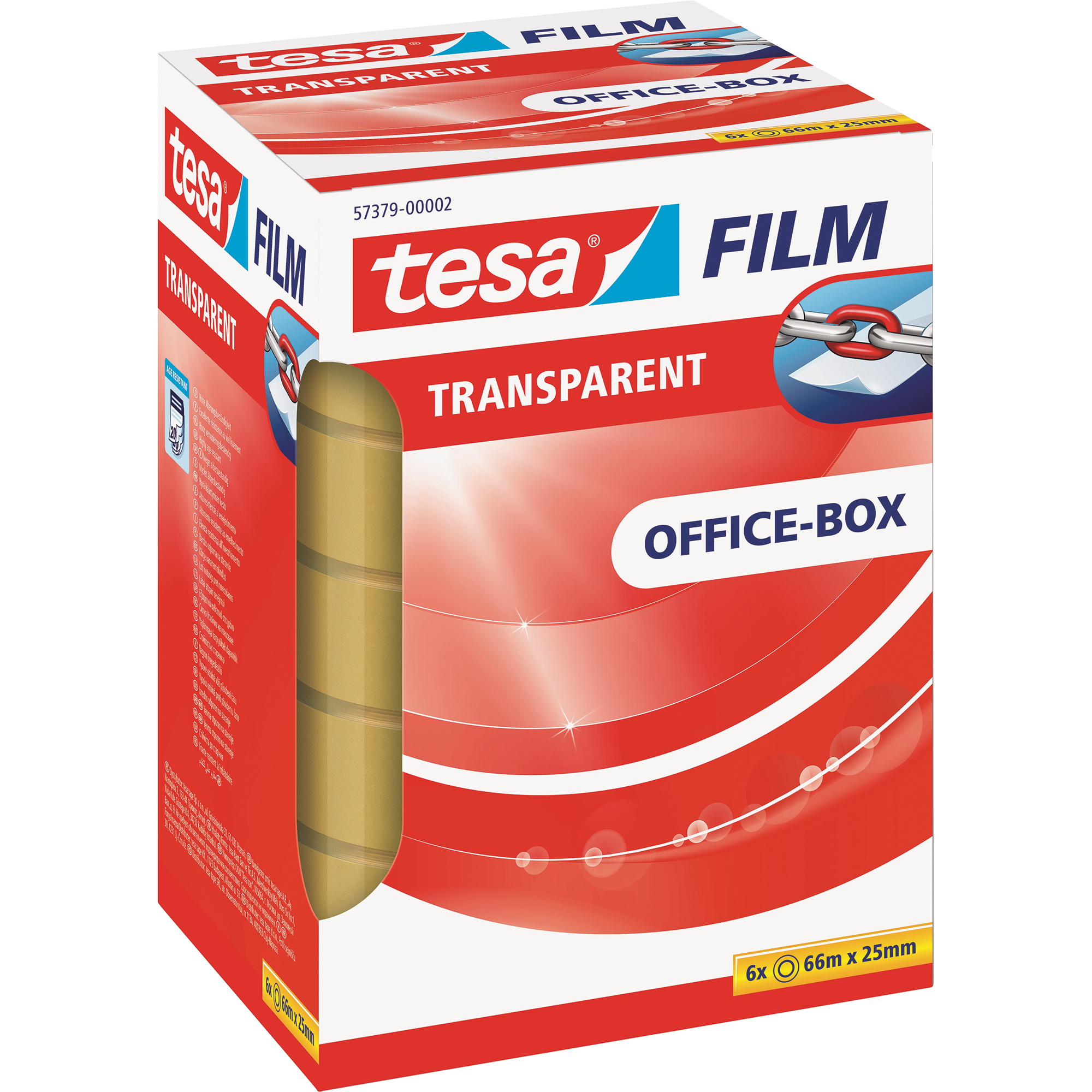 tesa® Klebefilm tesafilm® transparent Office-Box 25mm