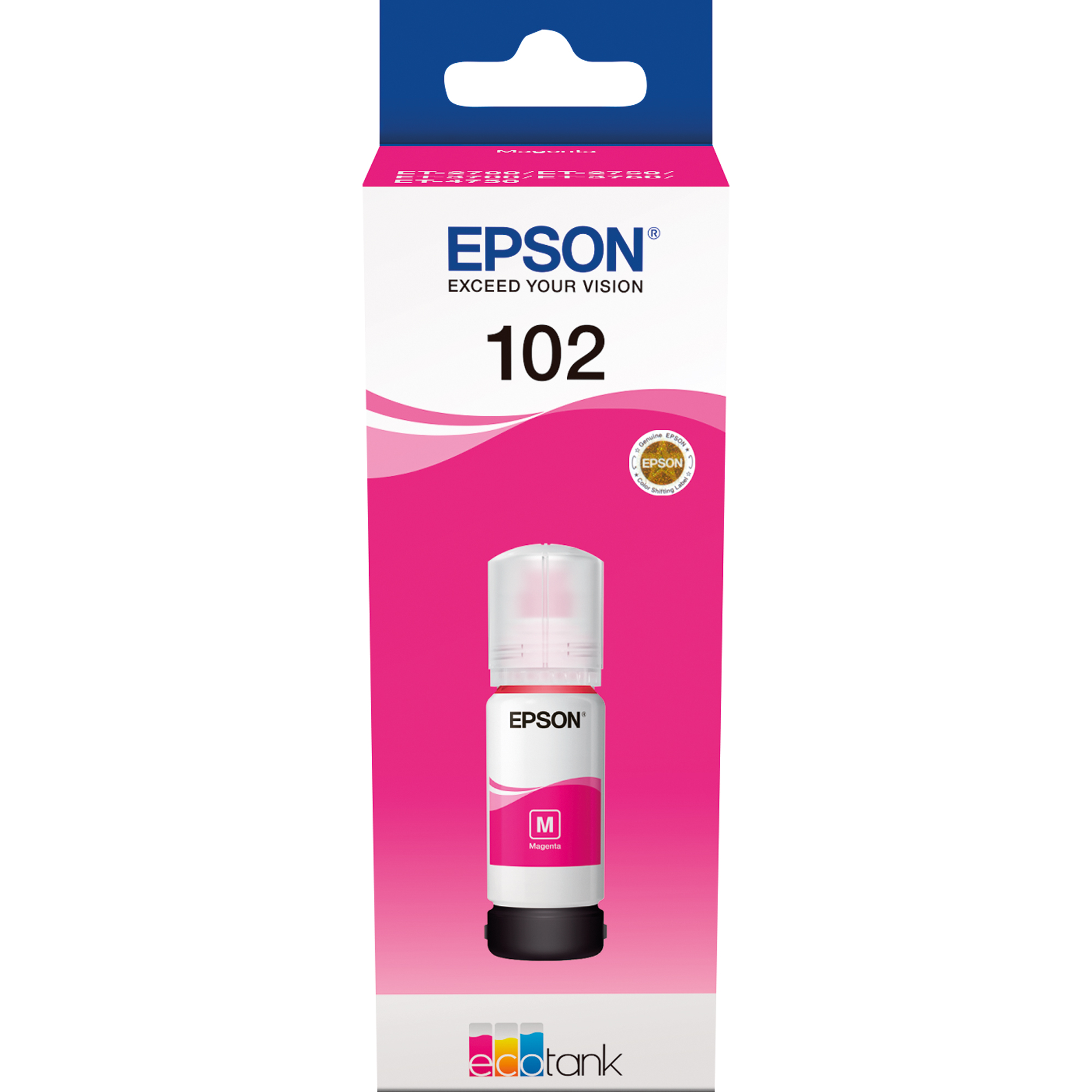 Epson Nachfülltinte Tintenstrahldrucker 102 70 ml magenta