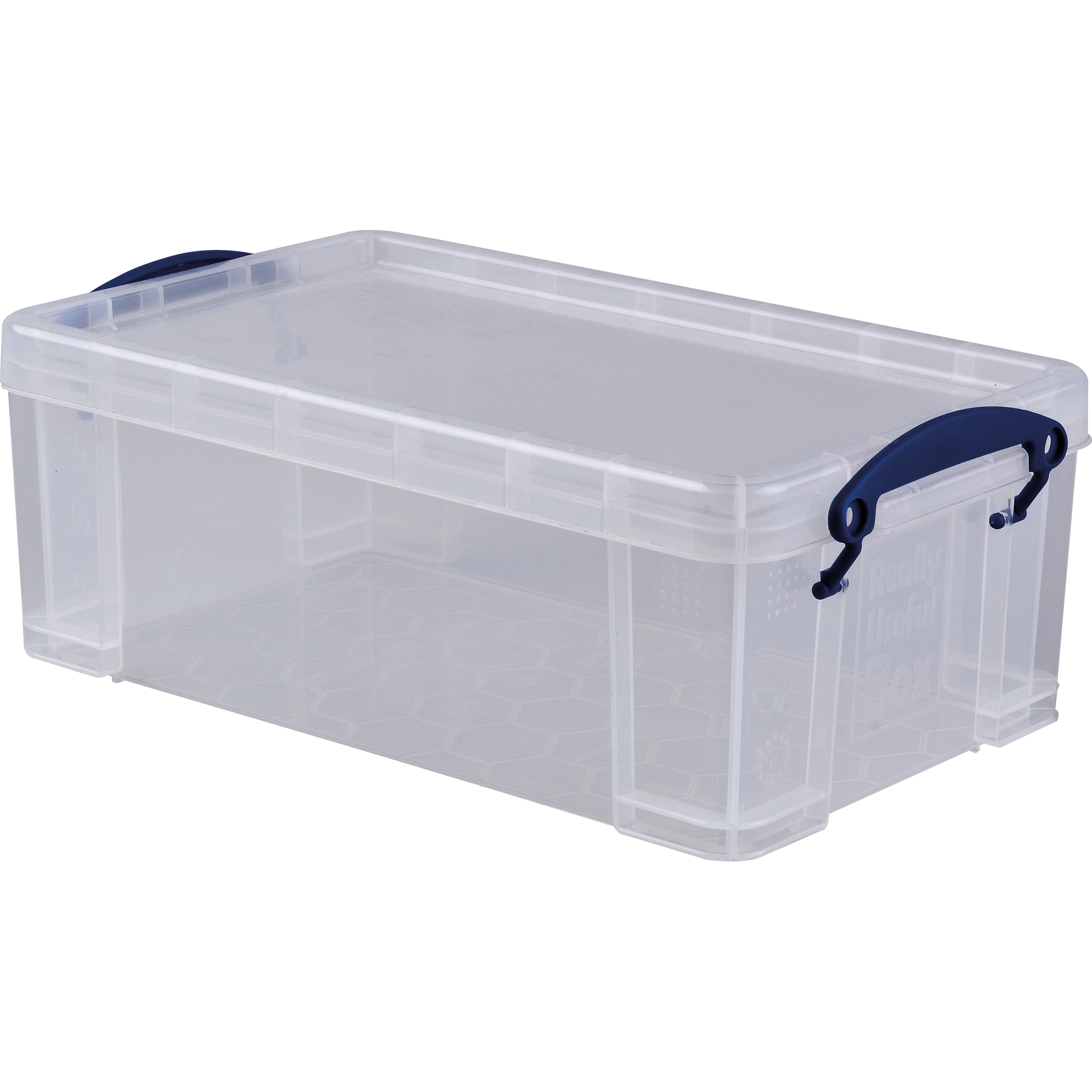 Really Useful Box Aufbewahrungsbox 5C transparent mit Deckel und Griffe 5 Liter