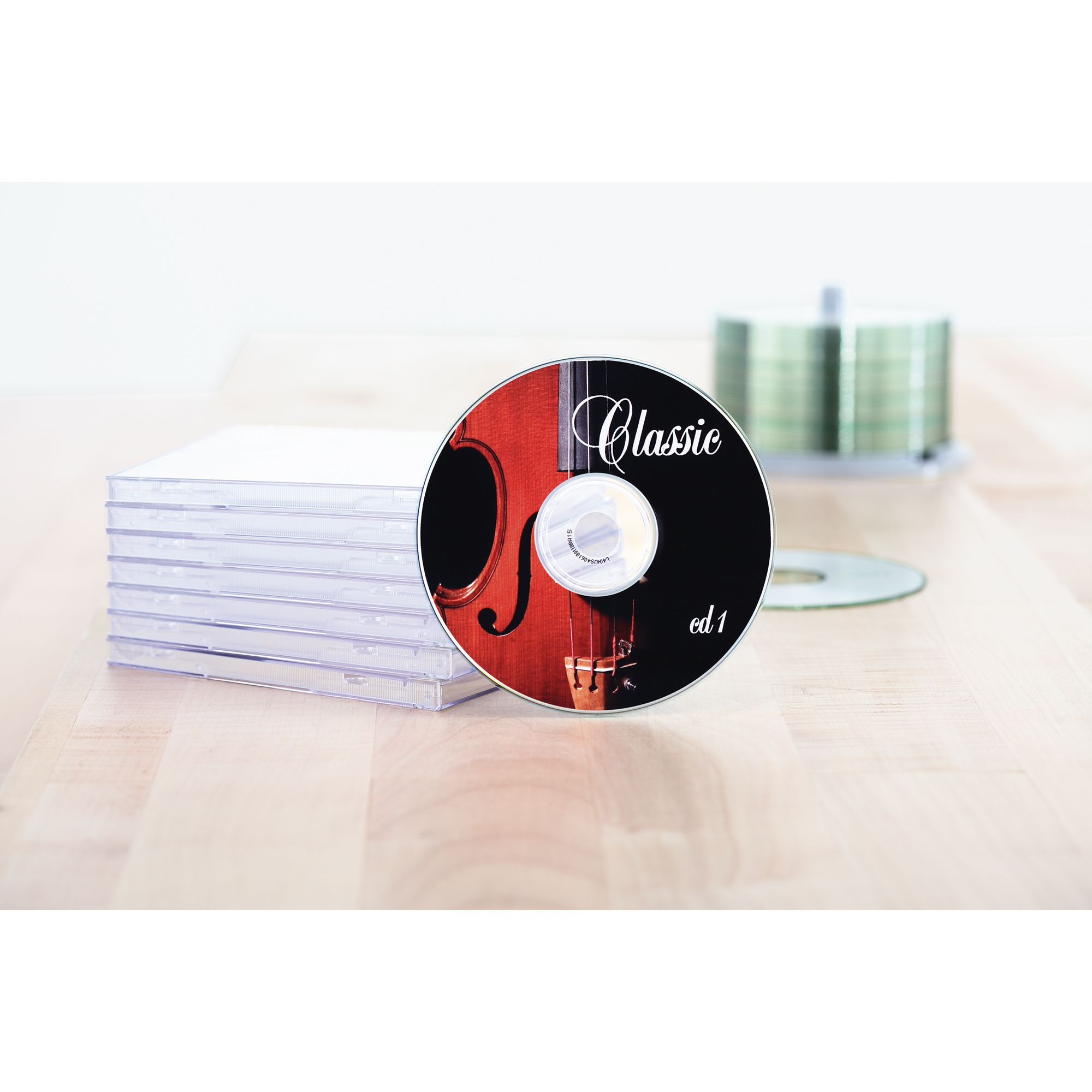 HERMA CD/DVD Etikett weiß, 116 mm, mit Positionierhilfe, Kleinpackung