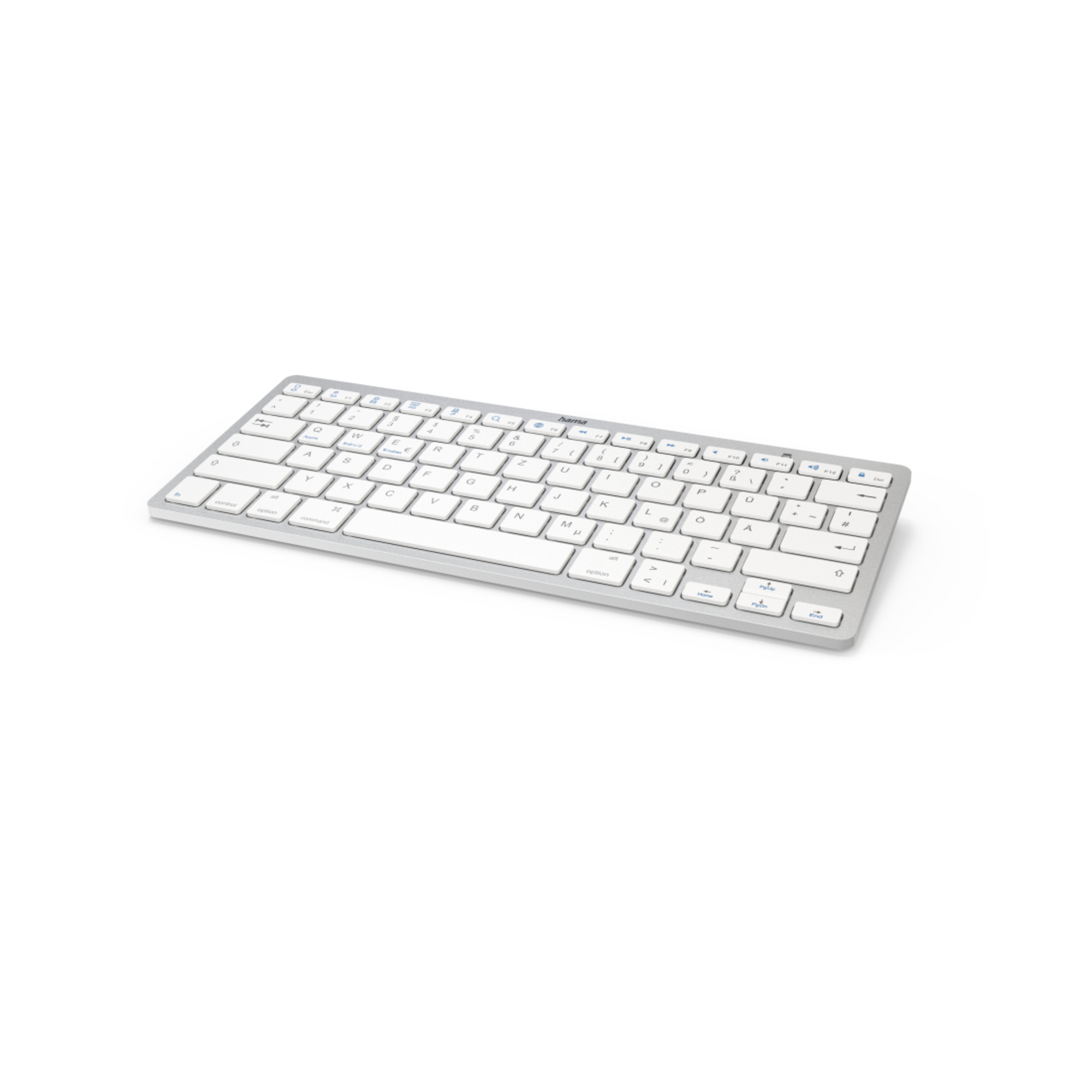 Hama Tastatur Bluetooth KEY4ALL X510 silber