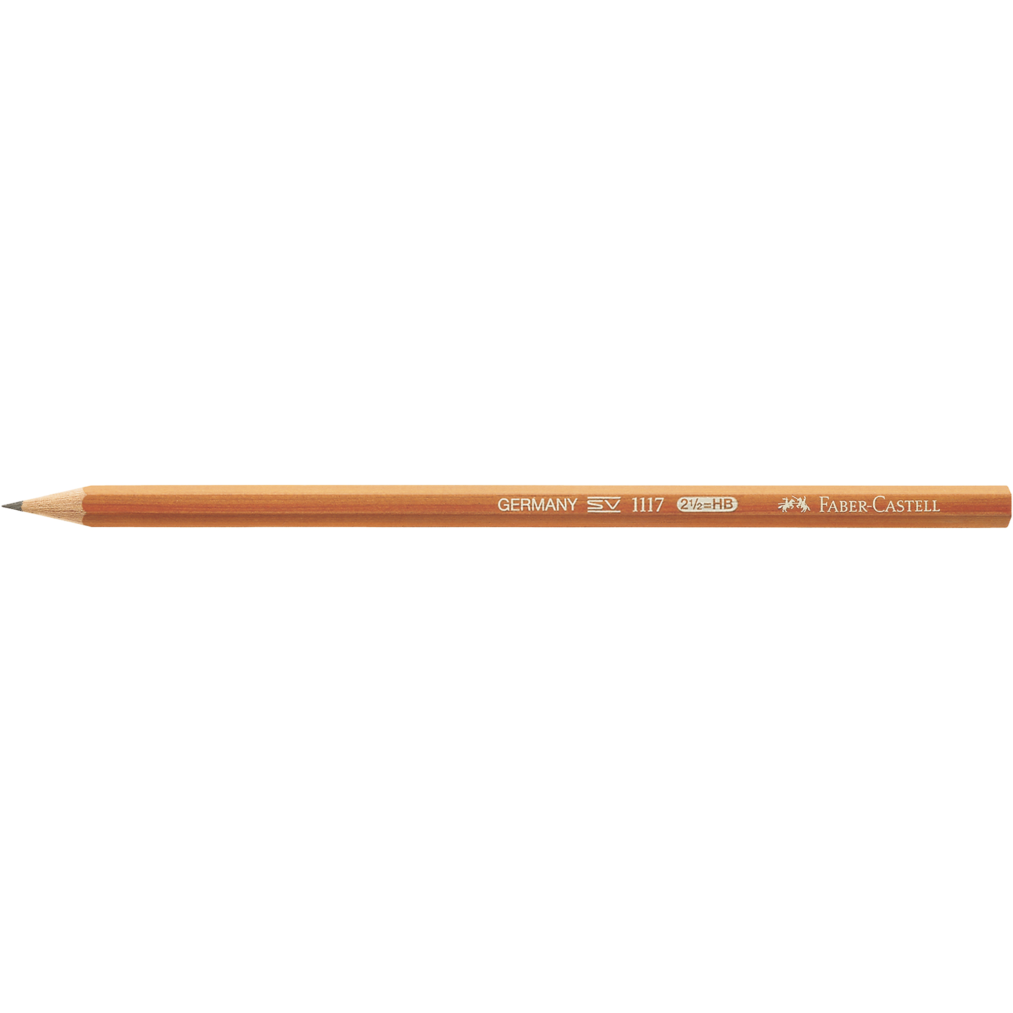 Faber-Castell Bleistift 1117 ohne Radierer HB