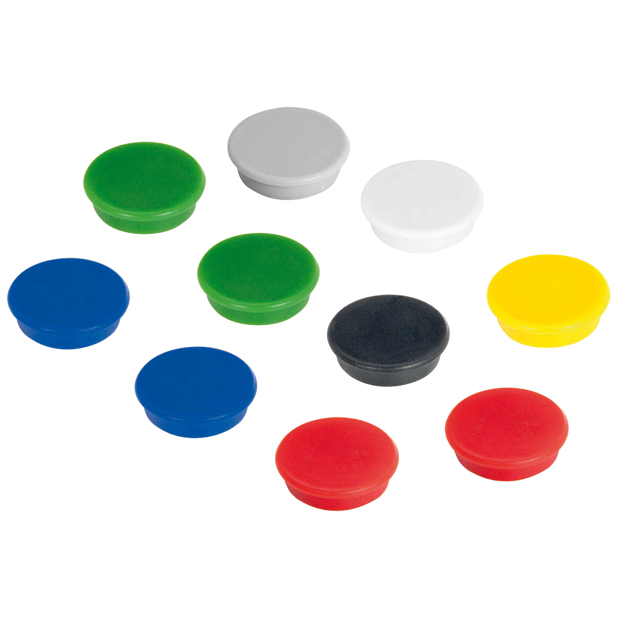 Pro/Office Magnet 24 mm verschiedene Farben, sortiert