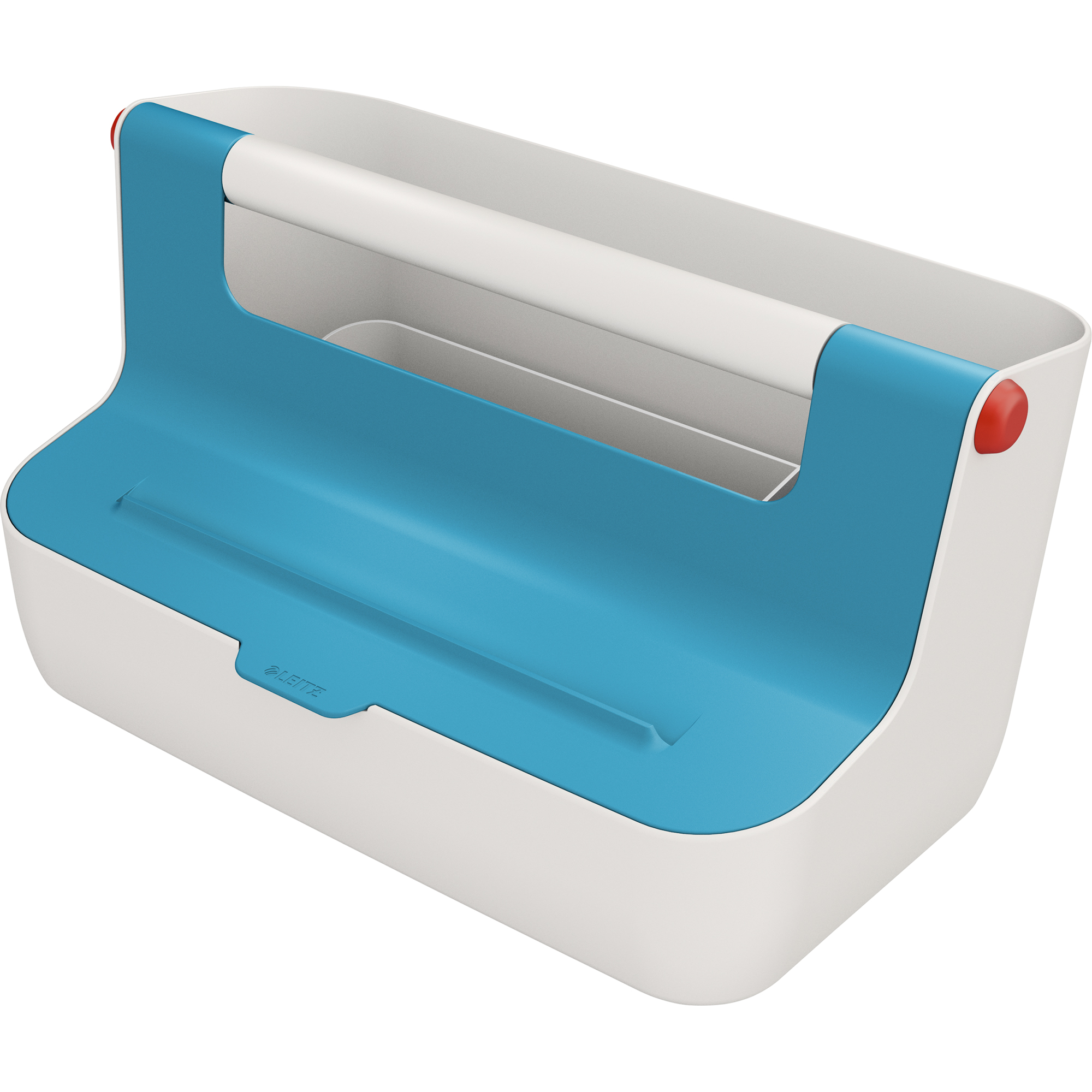 Leitz Aufbewahrungsbox Cosy Mobile A4 Griff Deckel hellgrau/blau
